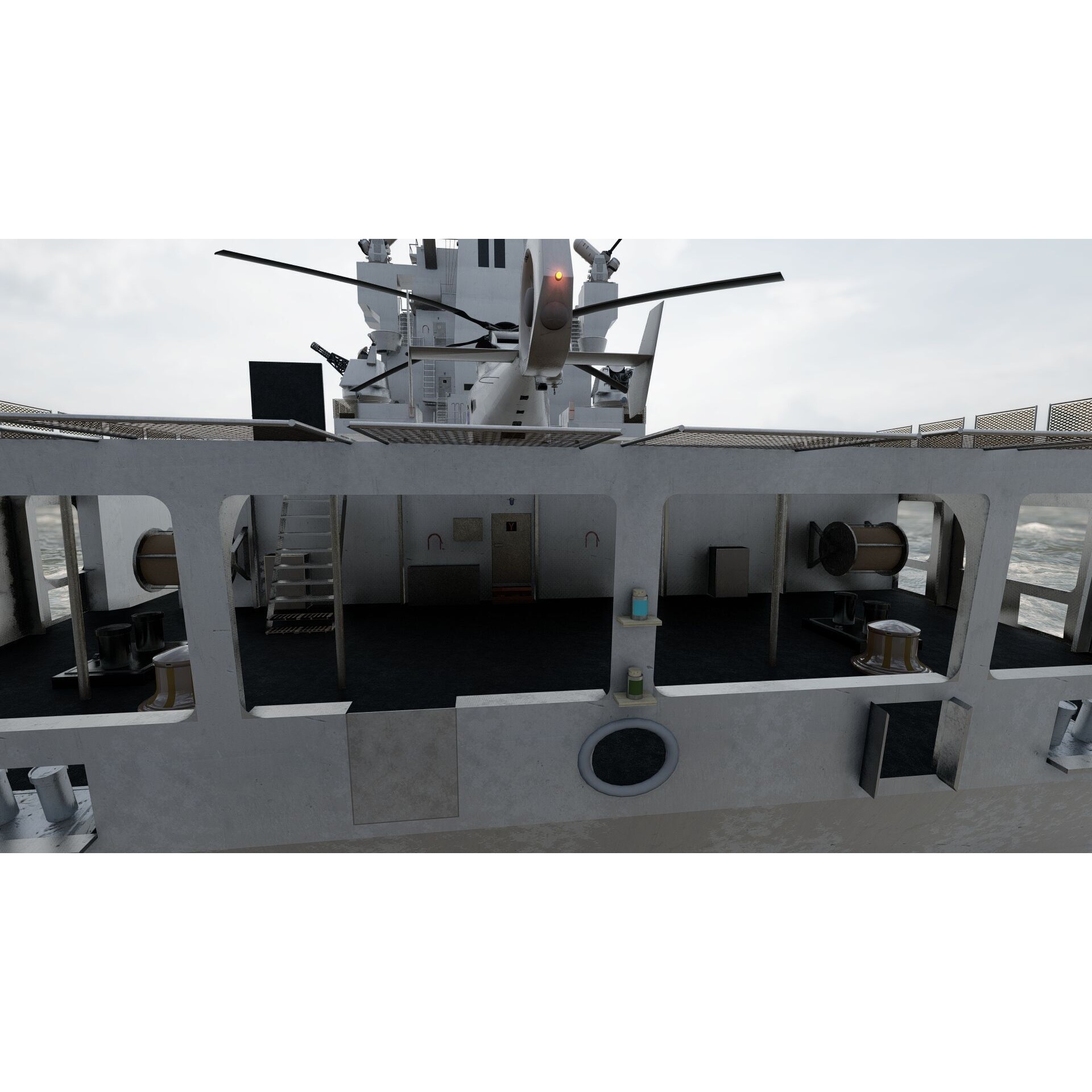 Support Boat - Game-Ready 3D Model - View 28