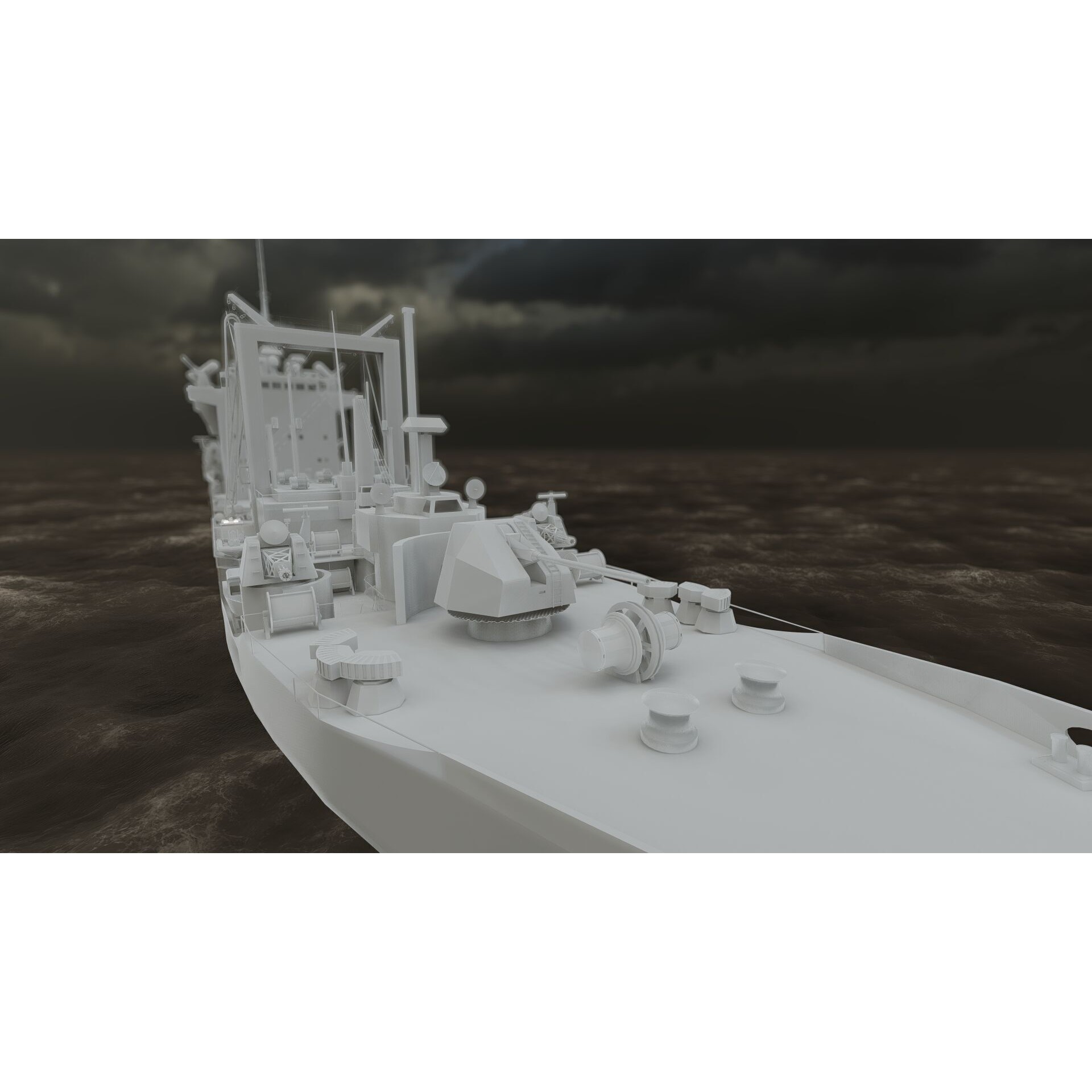 Support Boat - Game-Ready 3D Model - View 40