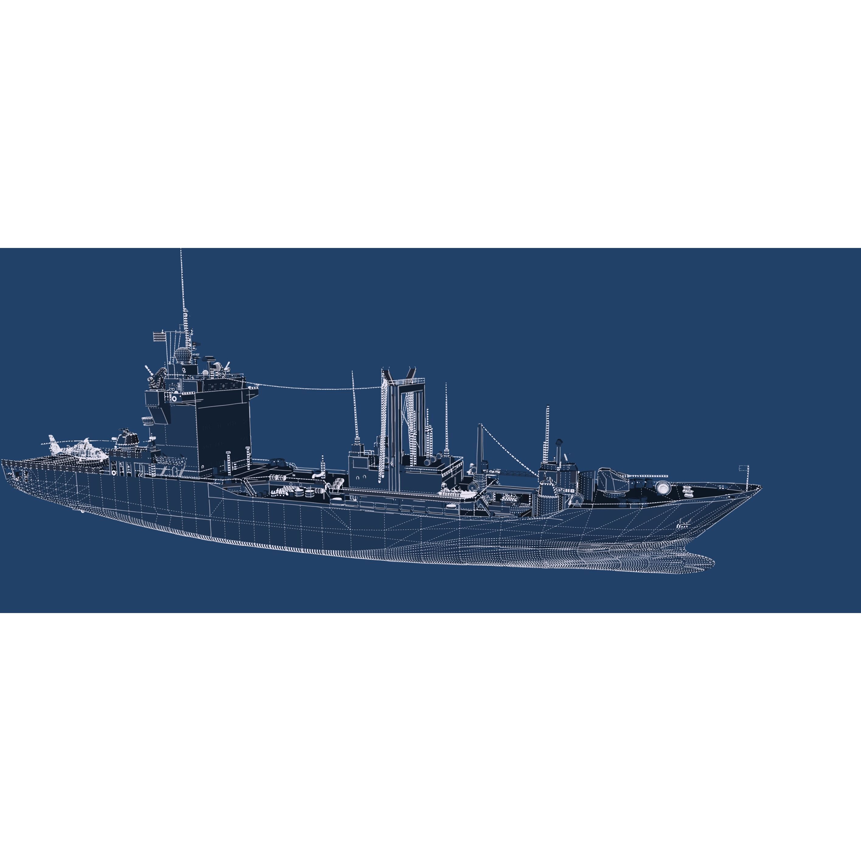 Support Boat - Game-Ready 3D Model - View 41