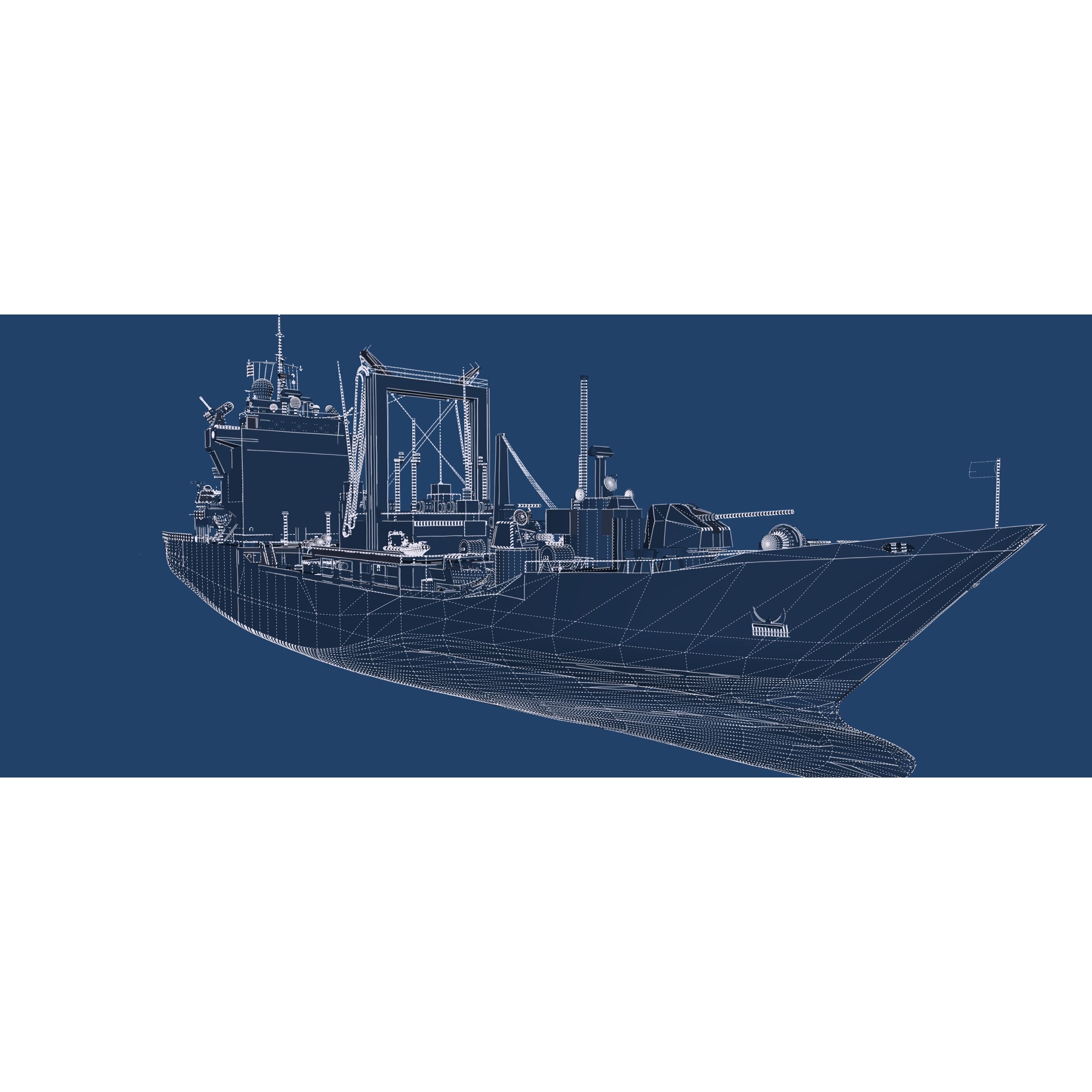 Support Boat - Game-Ready 3D Model - View 42