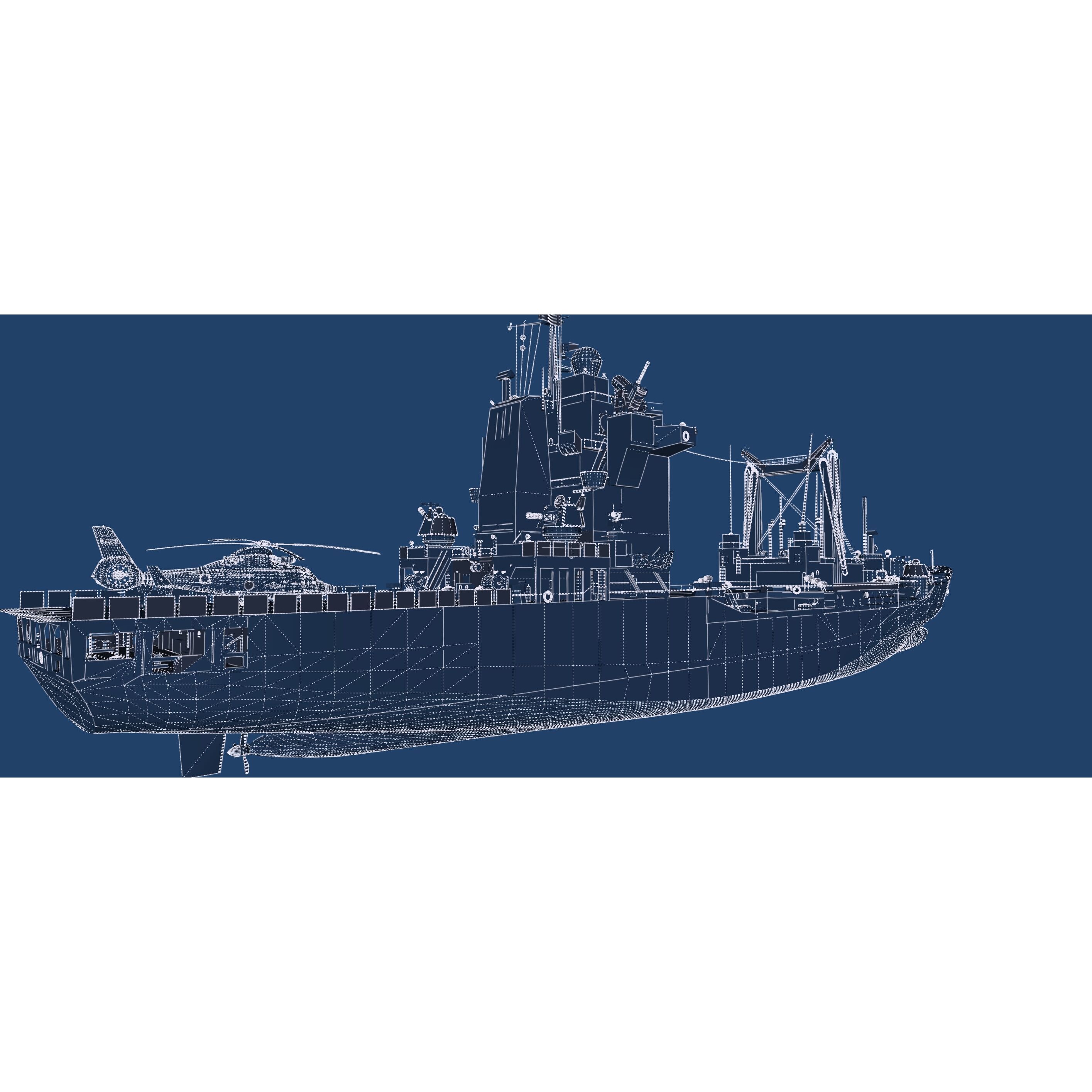 Support Boat - Game-Ready 3D Model - View 43