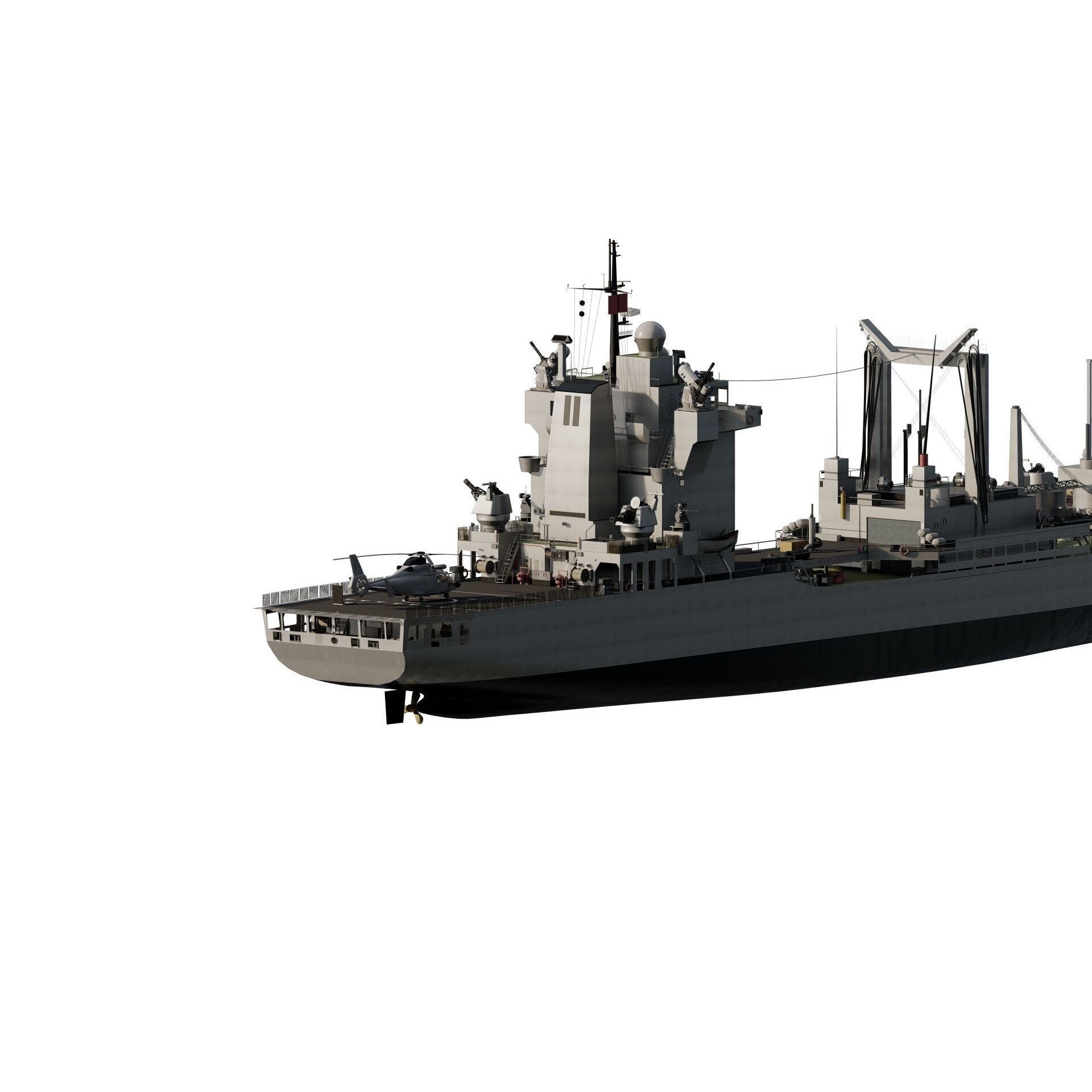 Support Boat - Game-Ready 3D Model - View 7