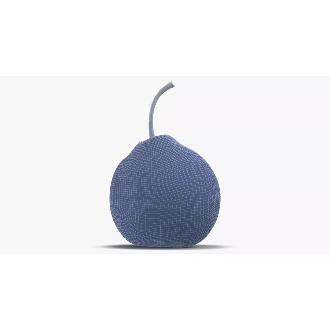 Pear 3D Model – Photorealistic Fruit Asset, OBJ, FBX, V-Ray - View 17