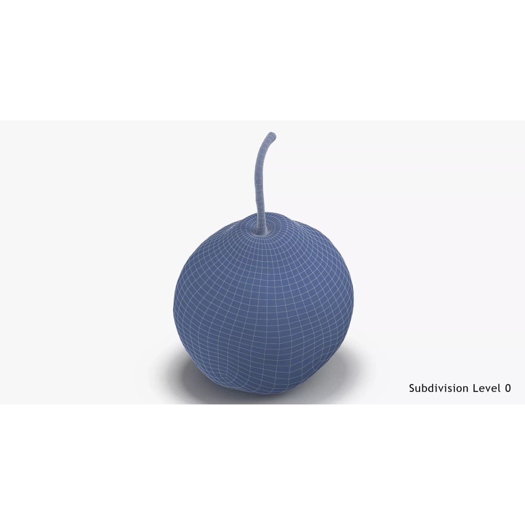 Pear 3D Model – Photorealistic Fruit Asset, OBJ, FBX, V-Ray - View 19