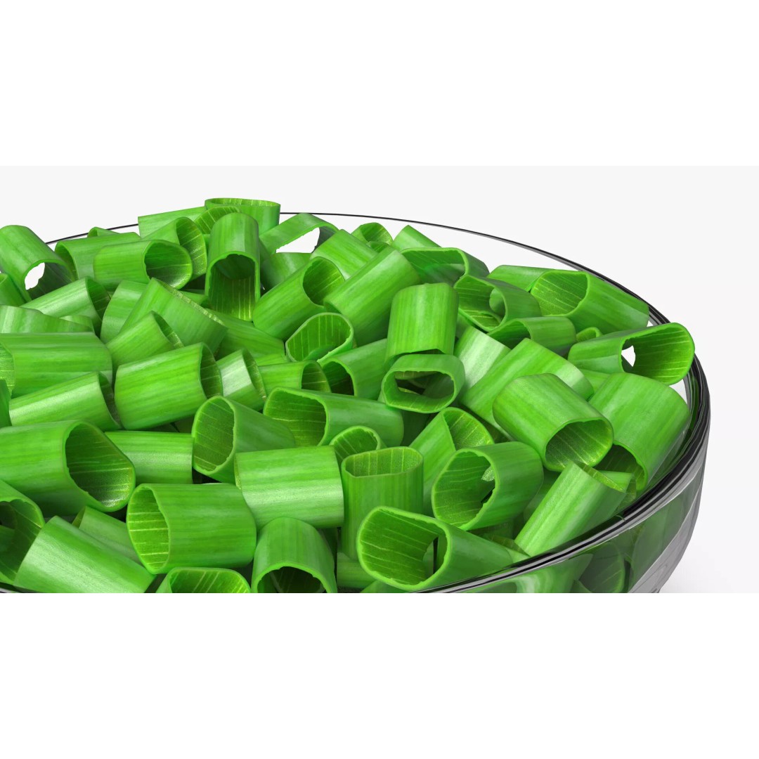 Green Onion Rings 3D Model – PBR Textured Culinary Asset, FBX - View 7