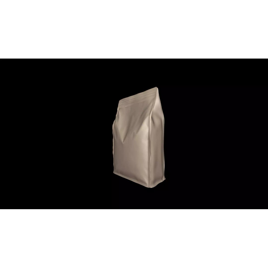 Coffee Bag 3D Model – Low Poly Game Asset, PBR Textures, FBX, OBJ - View 34