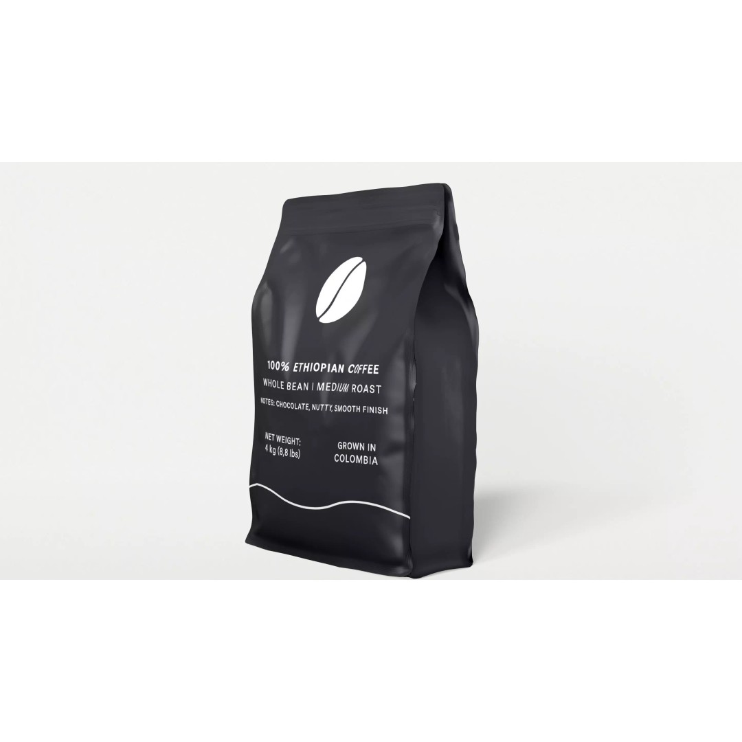 Coffee Bag 3D Model – Low Poly Game Asset, PBR Textures, FBX, OBJ - View 5