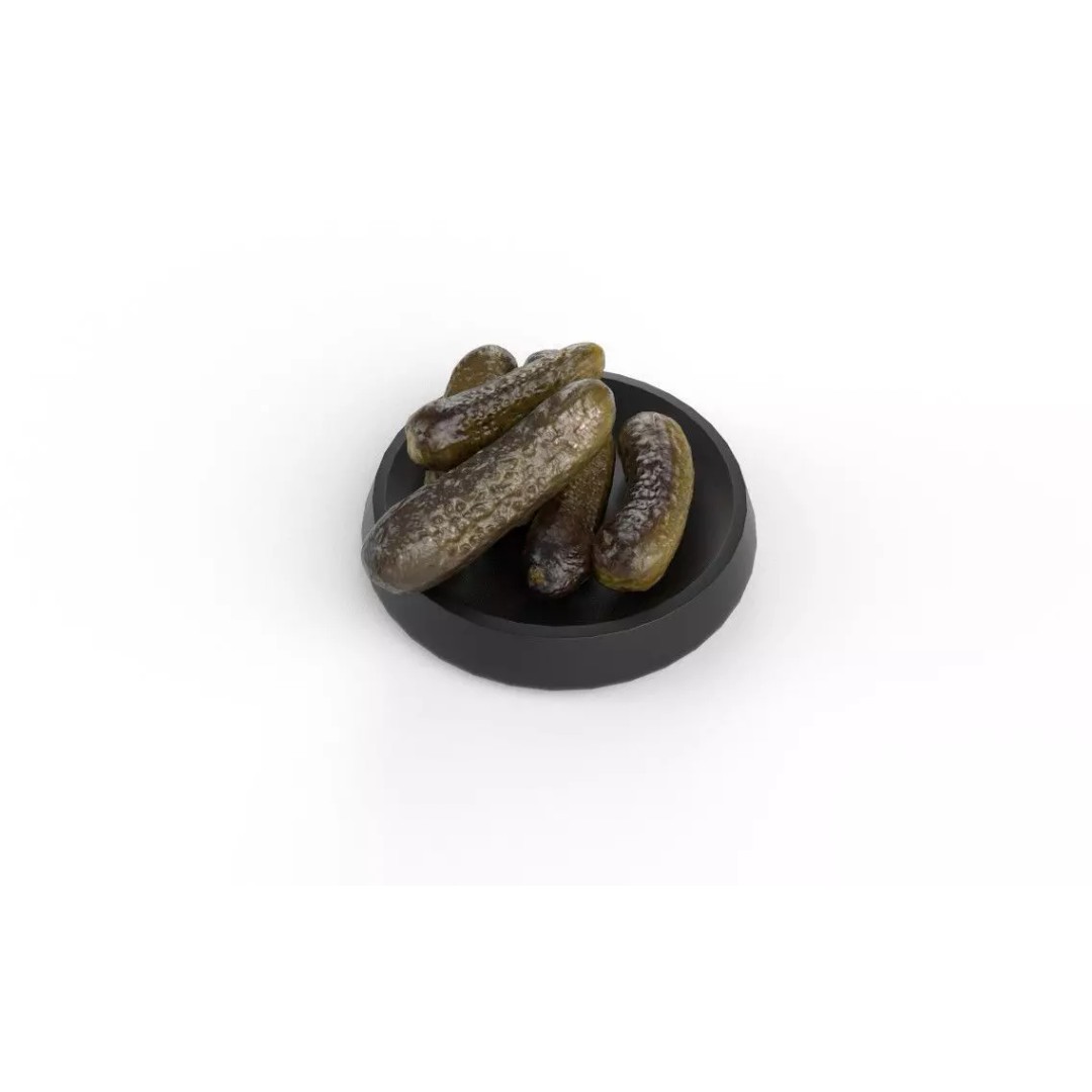 Pickles 3D Model – Low Poly Game Asset, FBX, PBR Textures - View 6