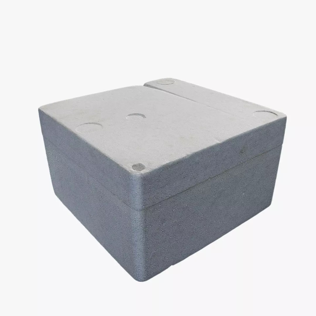 Foam Box 3D Model – Low Poly PBR Storage Asset, FBX - View 2