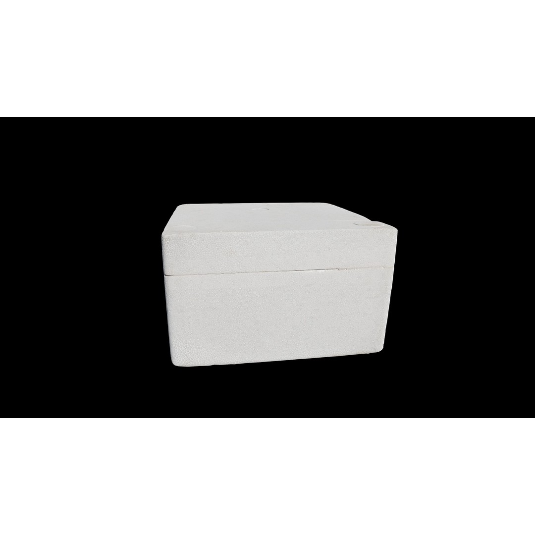 Foam Box 3D Model – Low Poly PBR Storage Asset, FBX - View 5