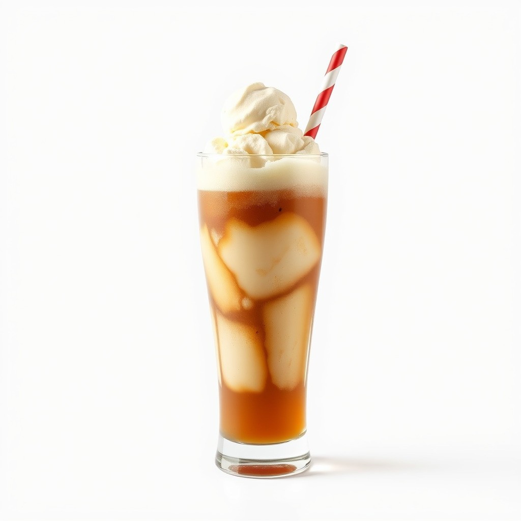 Root Beer Float Glass 3D Model – Low Poly PBR Beverage Asset, FBX - View 5