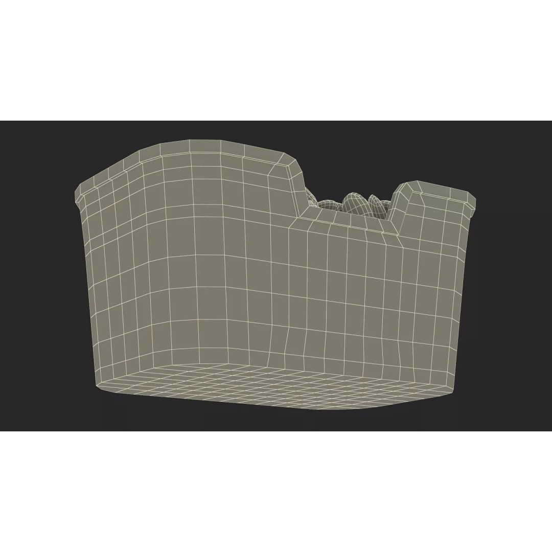 Peeled Pumpkin Seeds 3D Model – Realistic Food Asset in Transparent Container - View 18