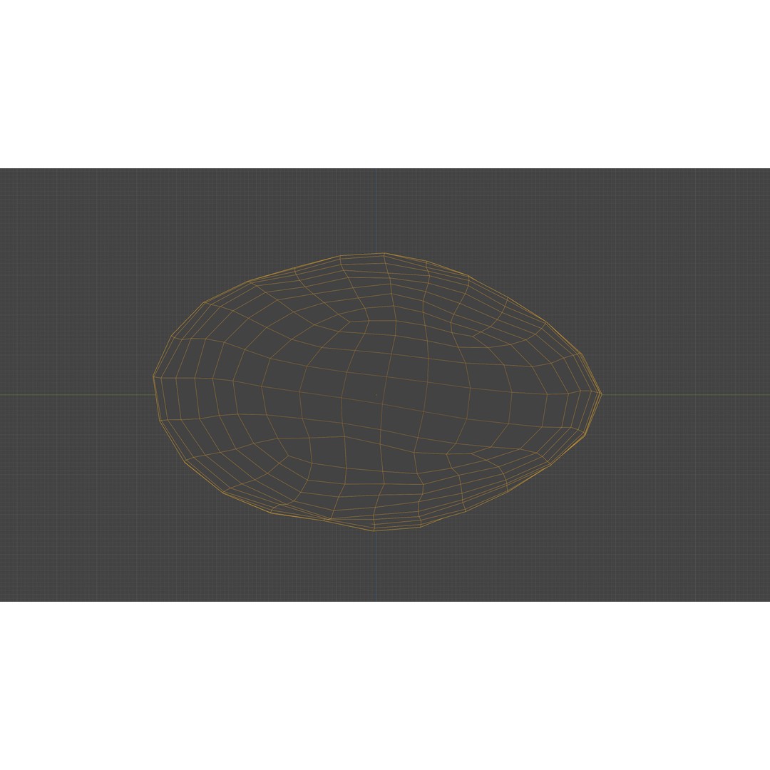 Scanned Almond Nut 3D Model – Low Poly PBR Asset, FBX - View 28