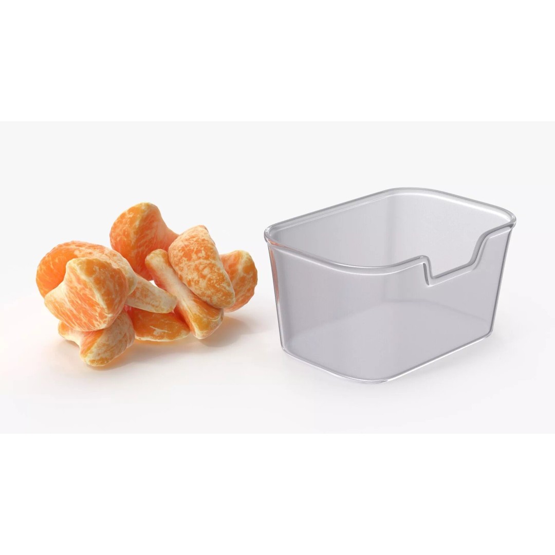 Mandarin Slices 3D Model – Realistic Food Visualization, FBX - View 11