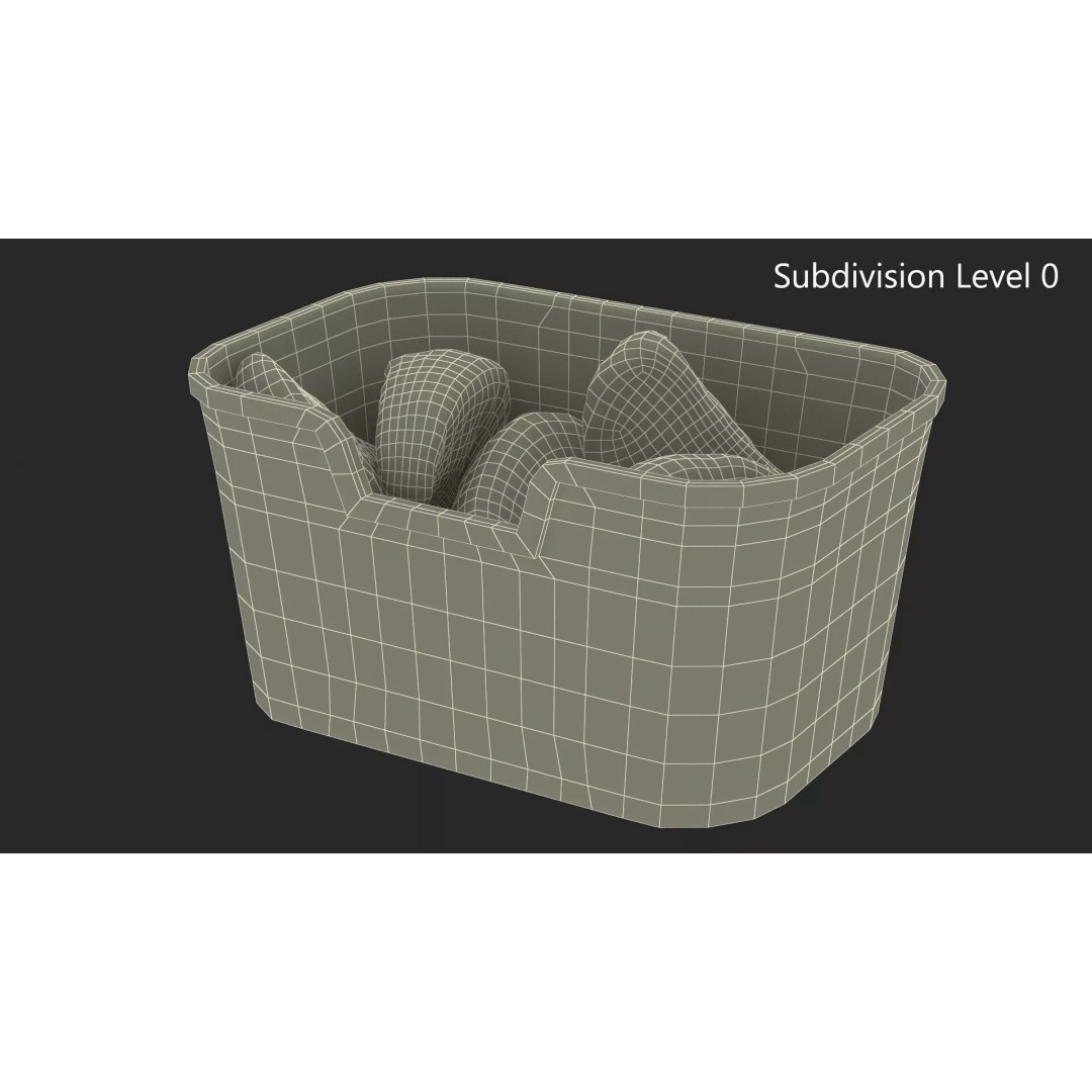 Mandarin Slices 3D Model – Realistic Food Visualization, FBX - View 13