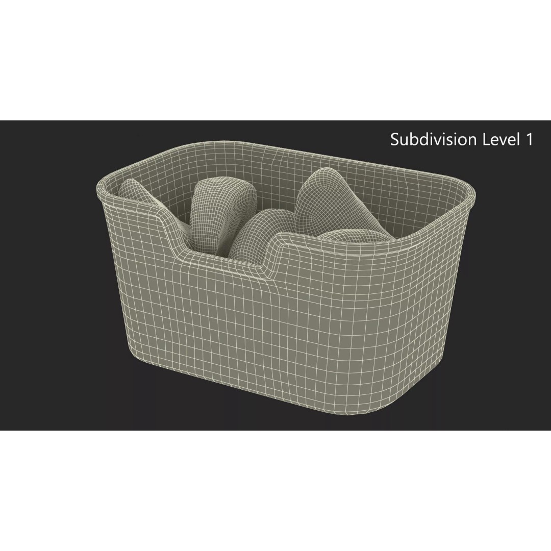 Mandarin Slices 3D Model – Realistic Food Visualization, FBX - View 14
