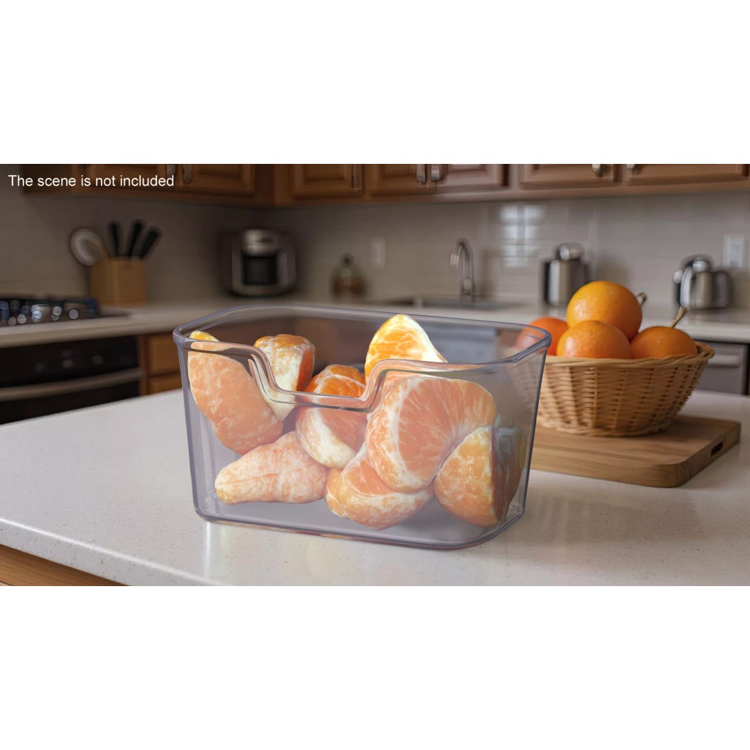 Mandarin Slices 3D Model – Realistic Food Visualization, FBX - View 4