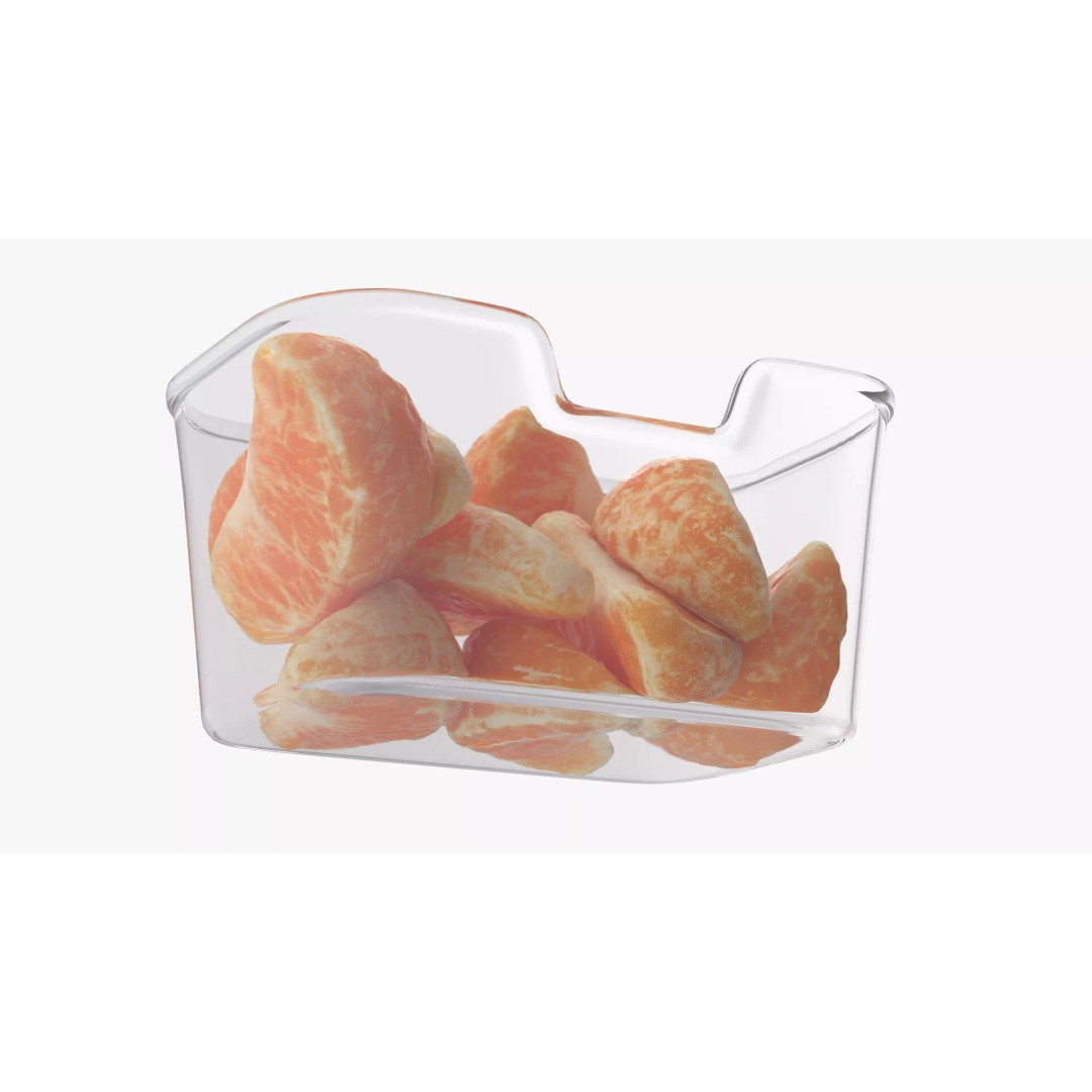 Mandarin Slices 3D Model – Realistic Food Visualization, FBX - View 8