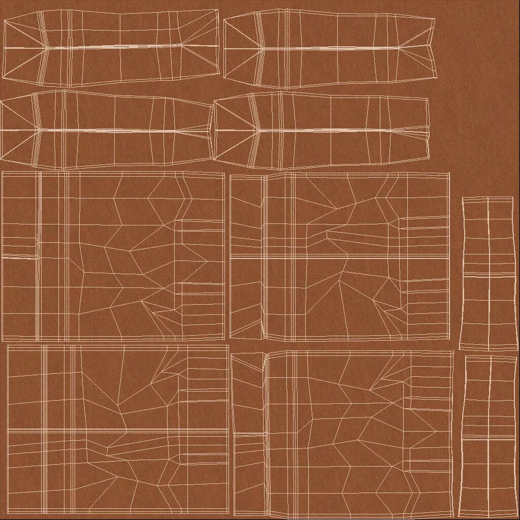 Kraft Paper Shopping Bag 3D Model – High Quality Food Packaging Asset, FBX - View 13