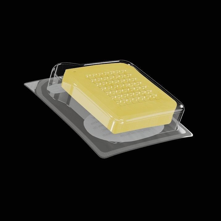 Violife Cheese 3D Model – High-Quality Food Asset, Blender/FBX - View 7