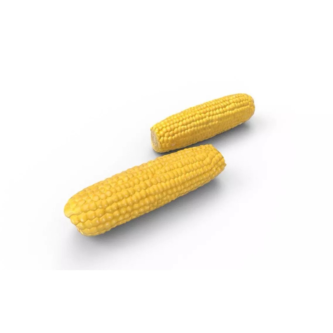 Corn 3D Model – Low Poly Game Asset, FBX, PBR Textures - View 6