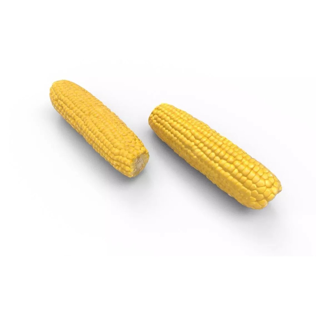 Corn 3D Model – Low Poly Game Asset, FBX, PBR Textures - View 7