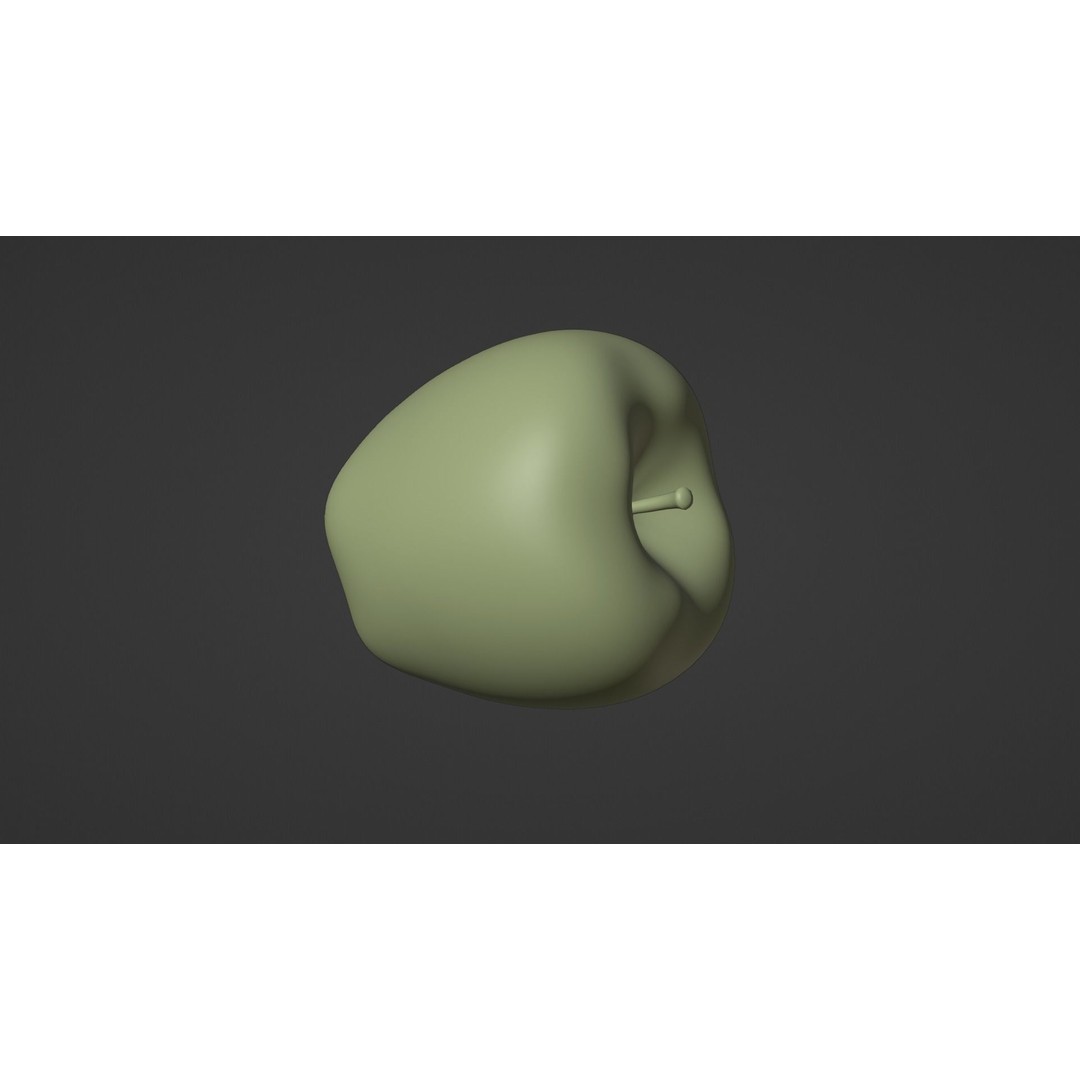 Realistic Red Apple 3D Model – PBR Textured, Game Ready, Blender, FBX, OBJ - View 26