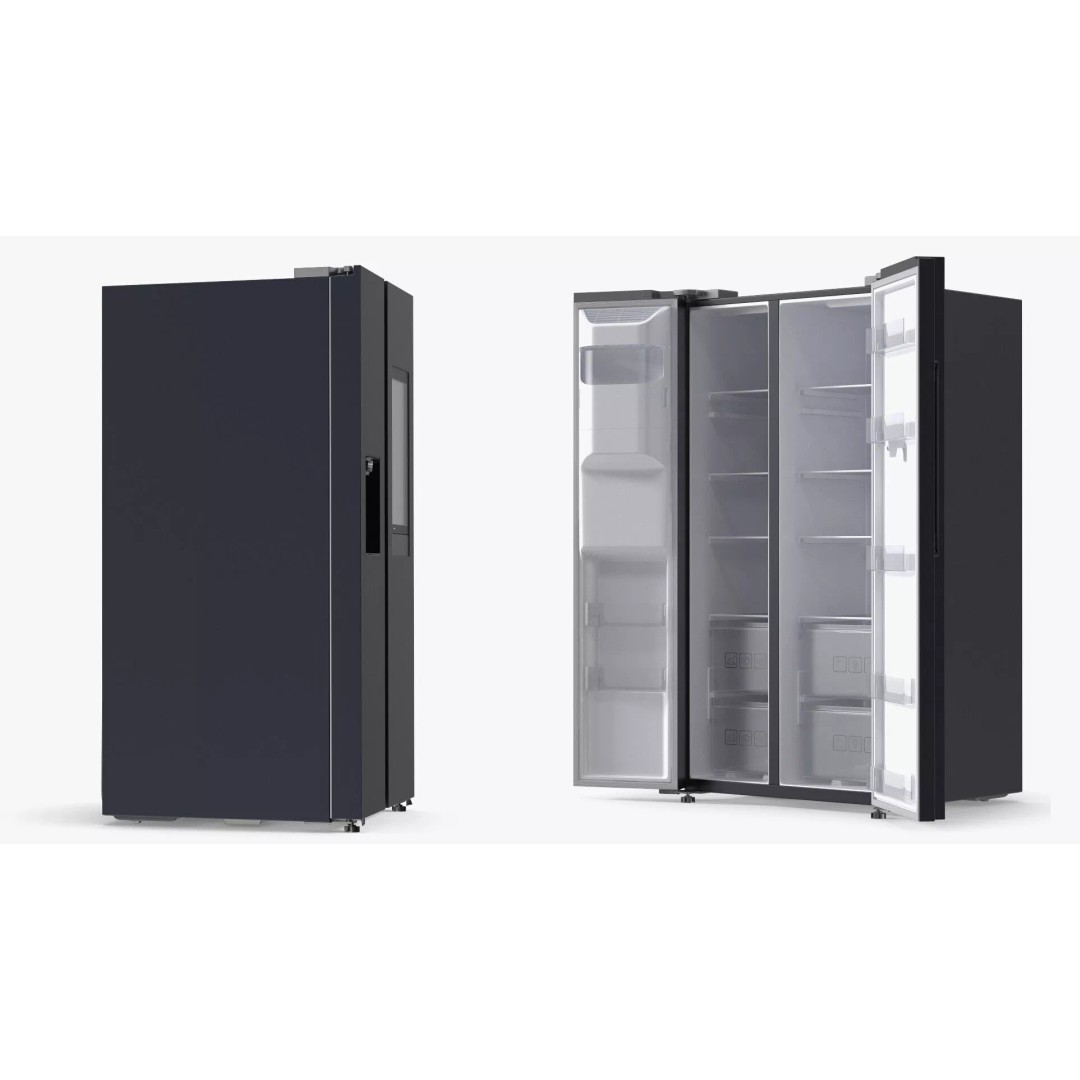 Smart Kitchen Refrigerator 3D Model – Modern Dual-Door Design, PBR - View 6