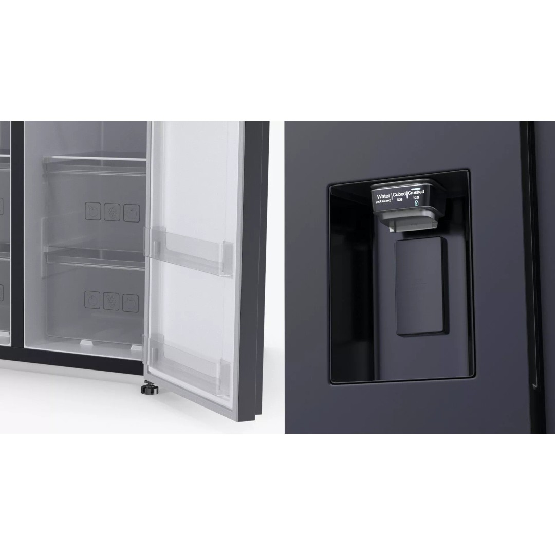 Smart Kitchen Refrigerator 3D Model – Modern Dual-Door Design, PBR - View 8