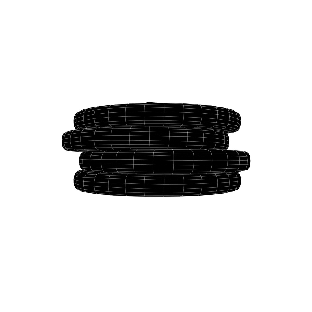 Pancake 3D Model – Low Poly Game Asset with PBR Textures