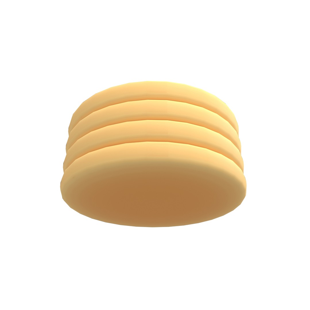 Pancake 3D Model – Low Poly Game Asset with PBR Textures - View 34