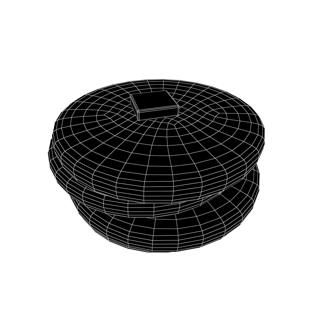 Pancake 3D Model – Low Poly Game Asset with PBR Textures - View 4