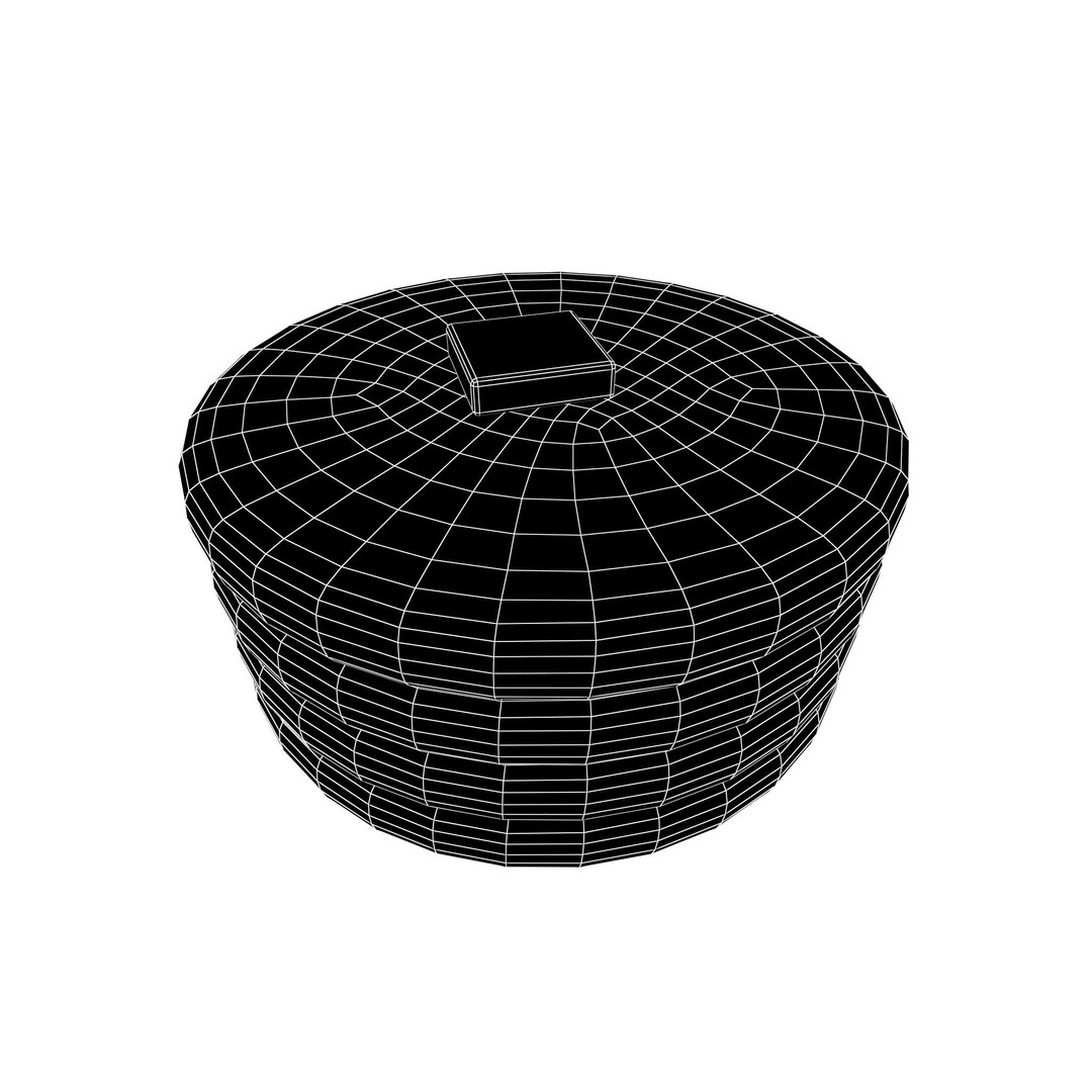 Pancake 3D Model – Low Poly Game Asset with PBR Textures - View 7