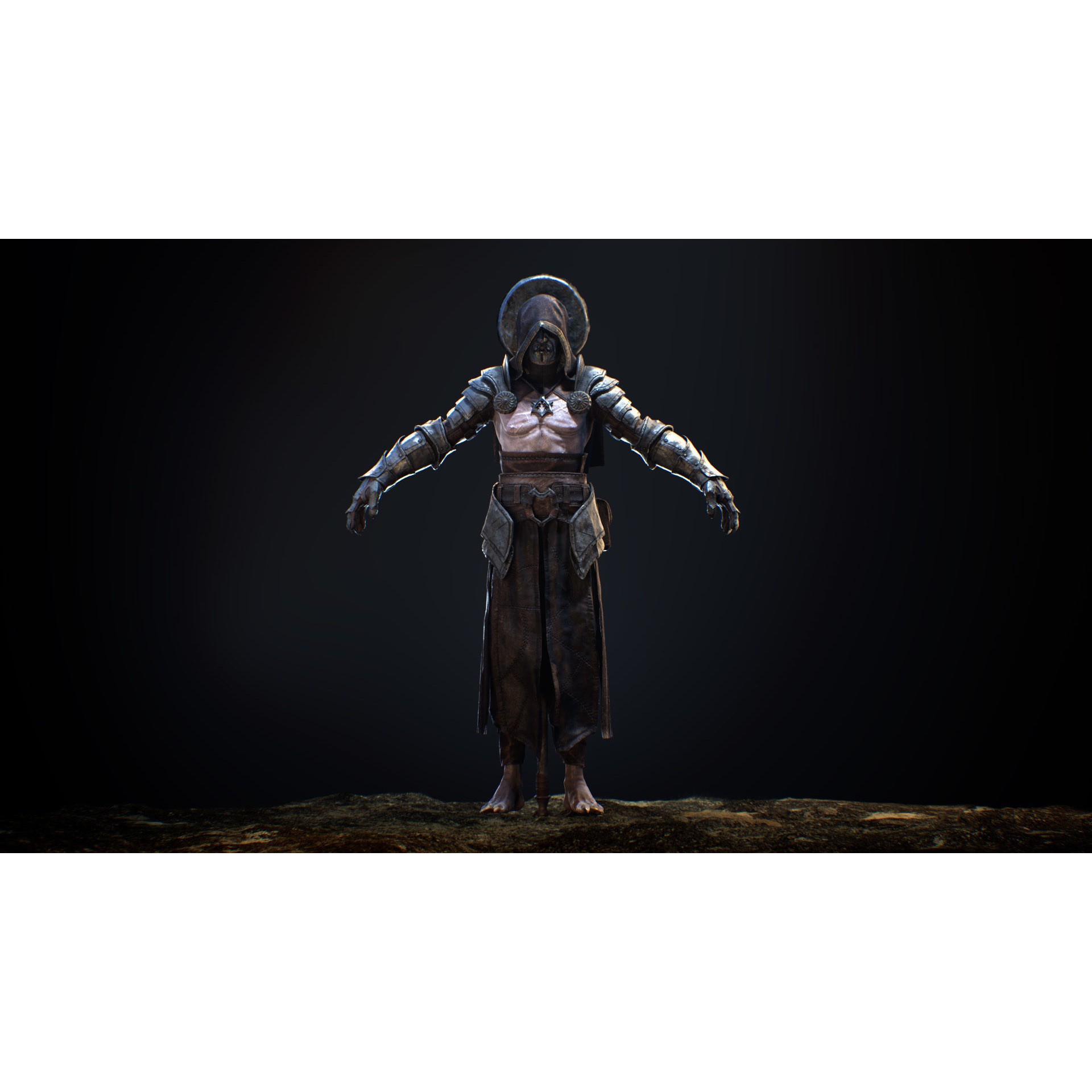 Heretic - Low-Poly Game-Ready 3D Model - View 13