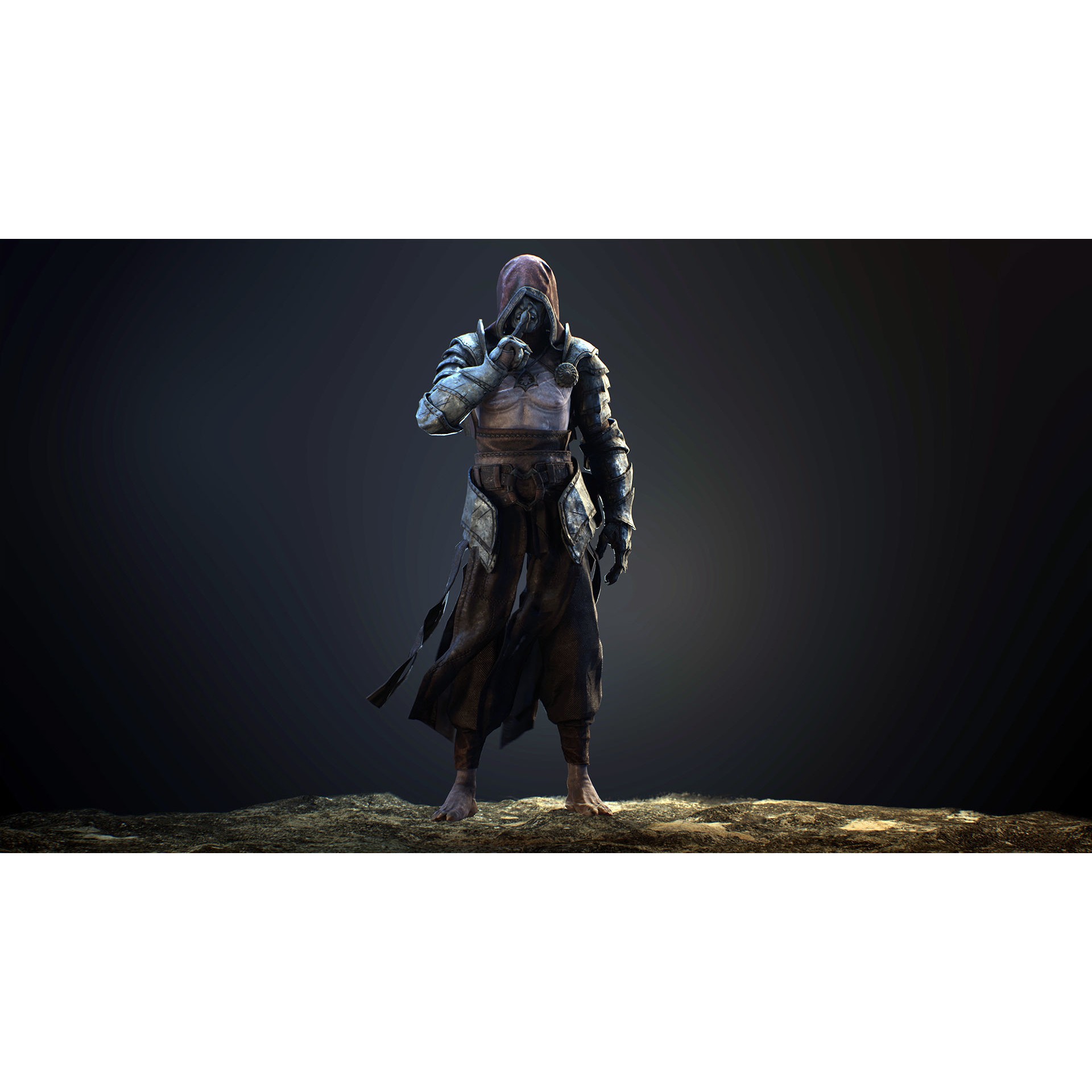 Heretic - Low-Poly Game-Ready 3D Model - View 14