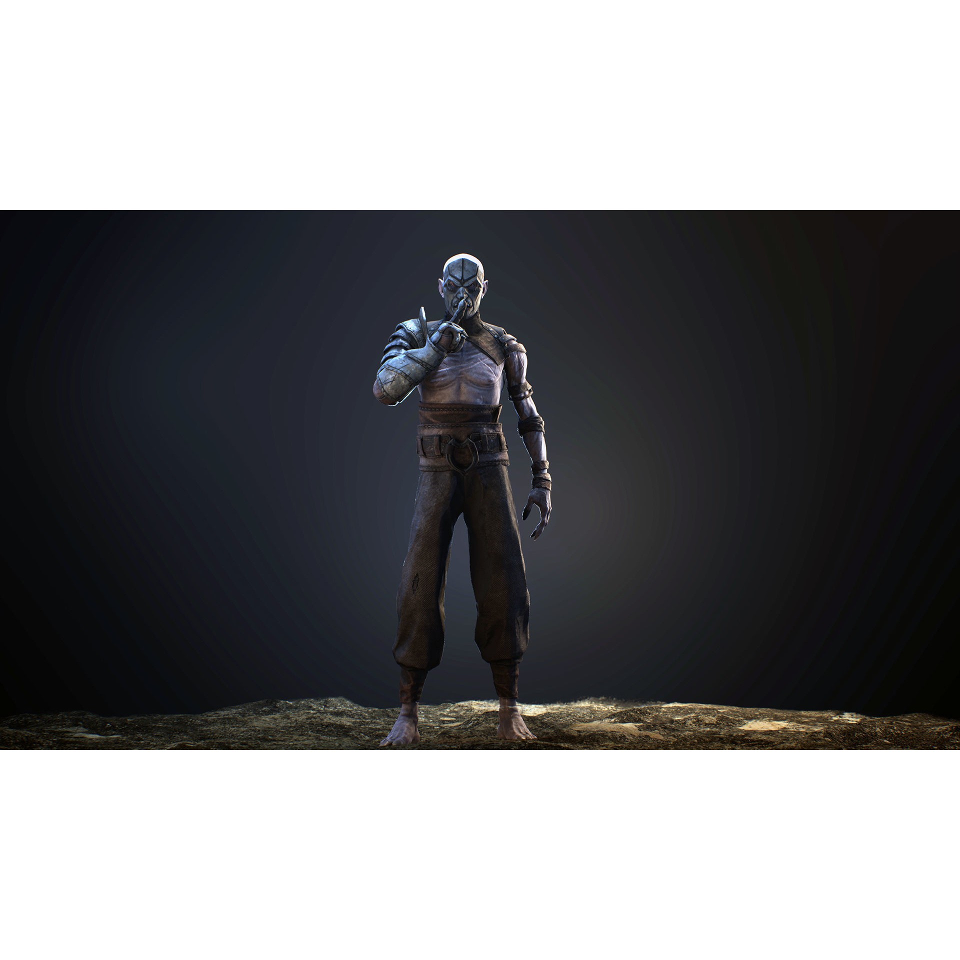 Heretic - Low-Poly Game-Ready 3D Model - View 17