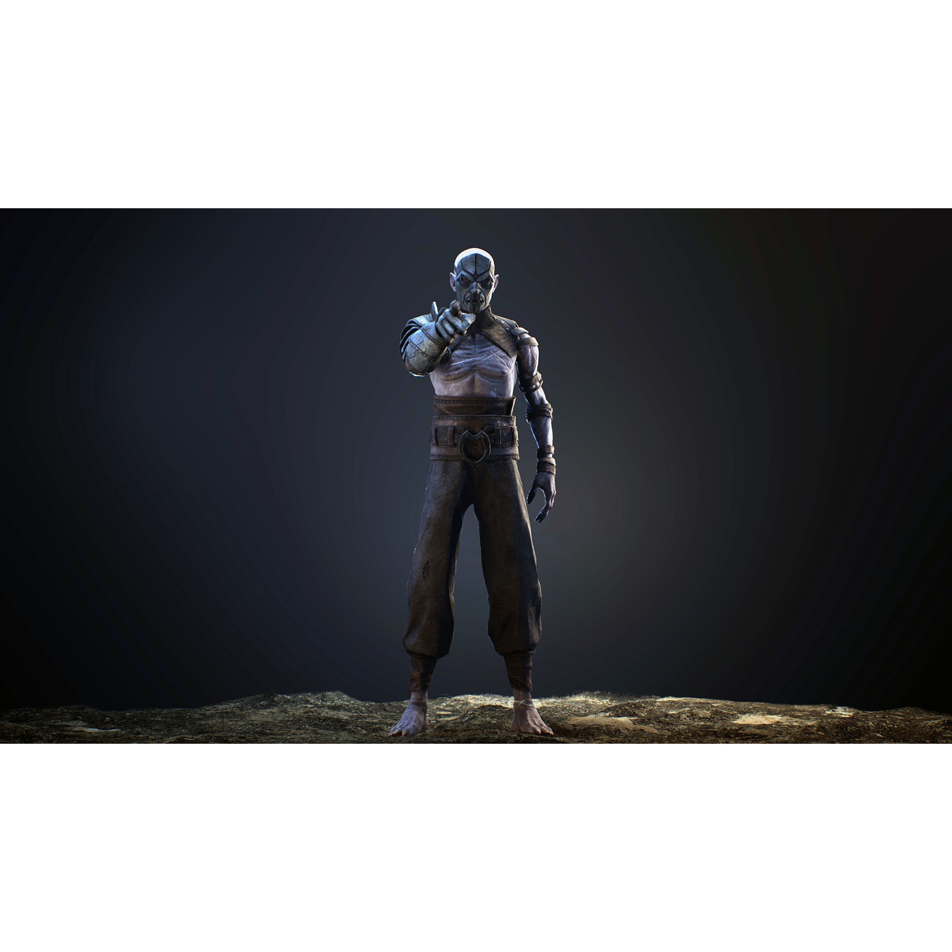 Heretic - Low-Poly Game-Ready 3D Model - View 18