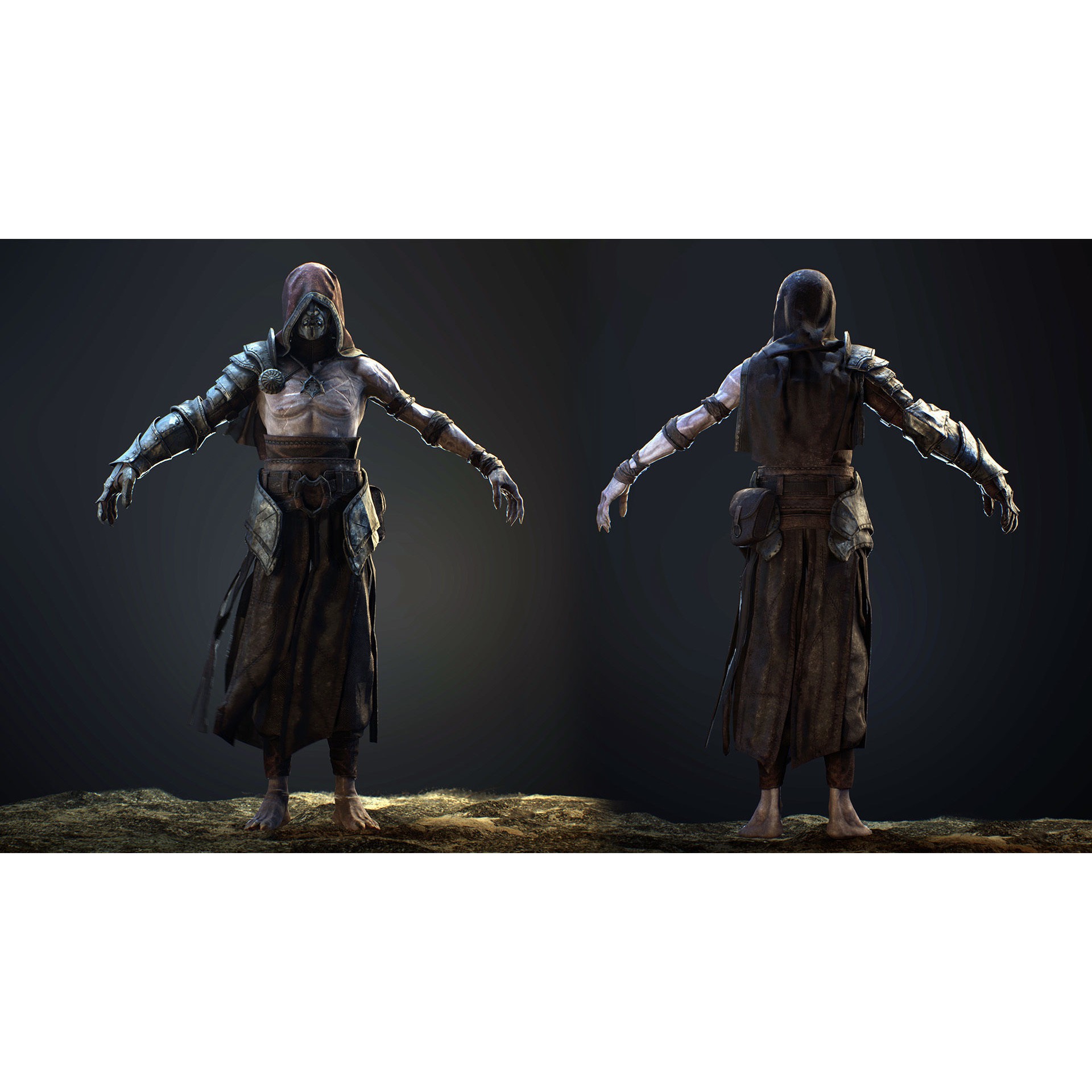 Heretic - Low-Poly Game-Ready 3D Model - View 19