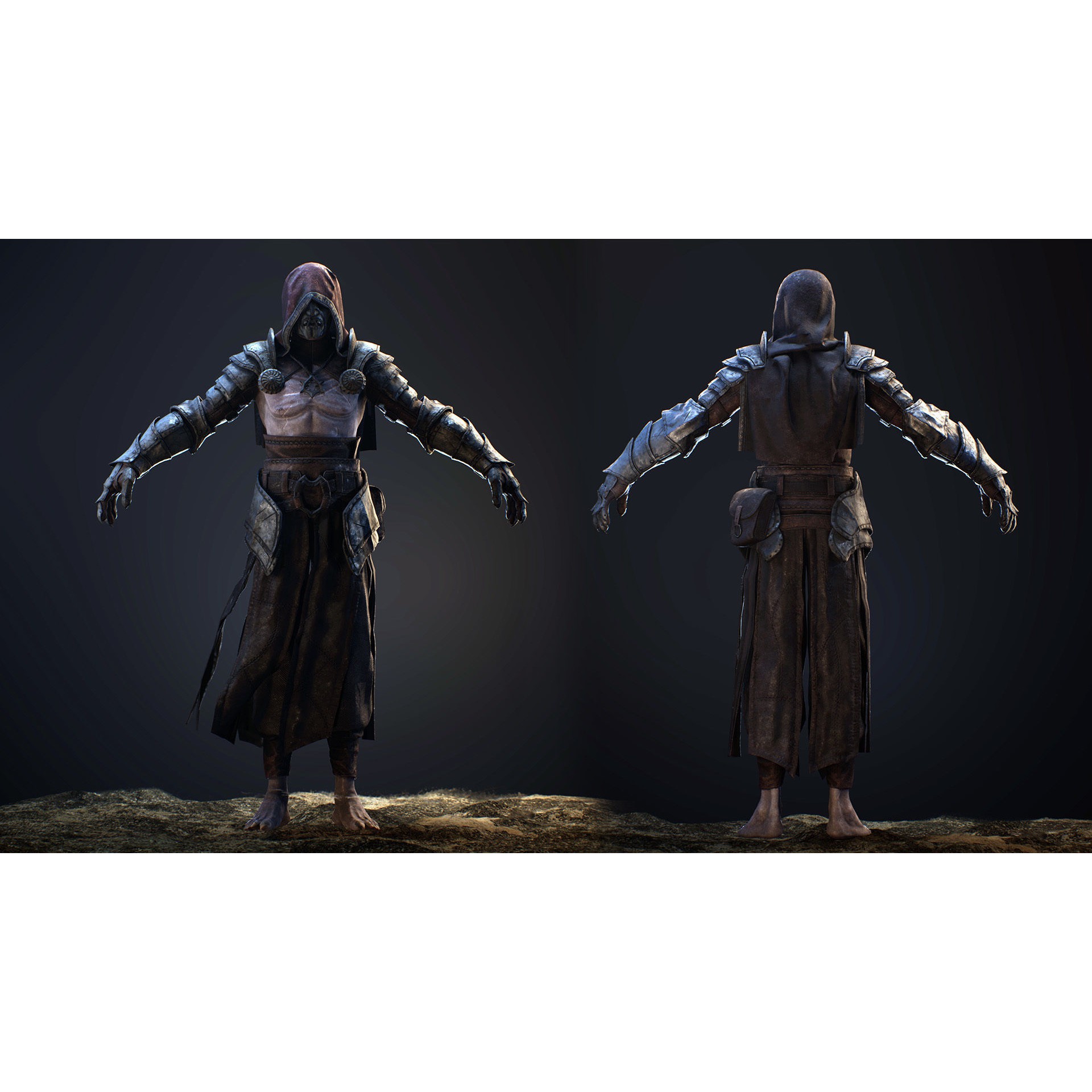 Heretic - Low-Poly Game-Ready 3D Model - View 20