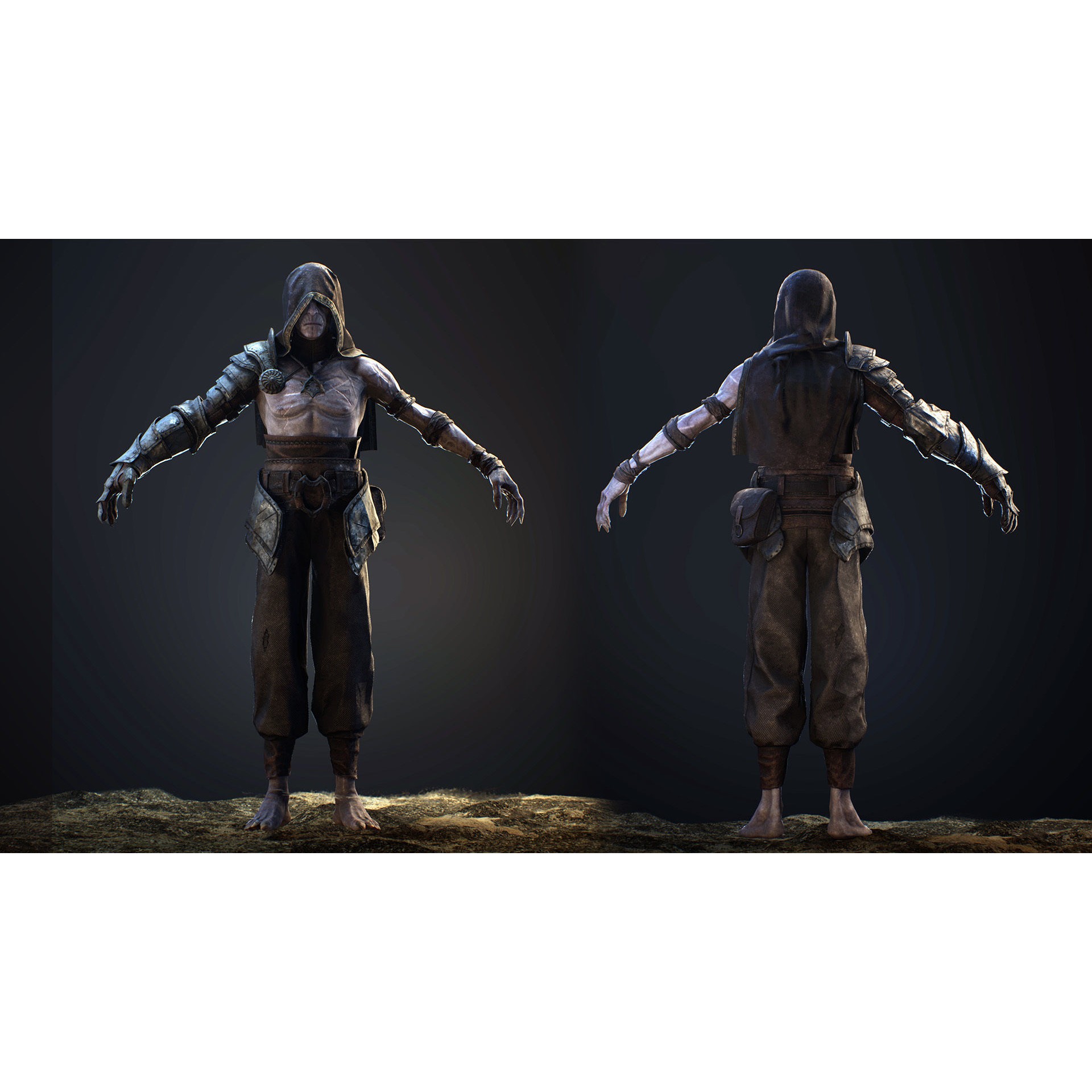 Heretic - Low-Poly Game-Ready 3D Model - View 22