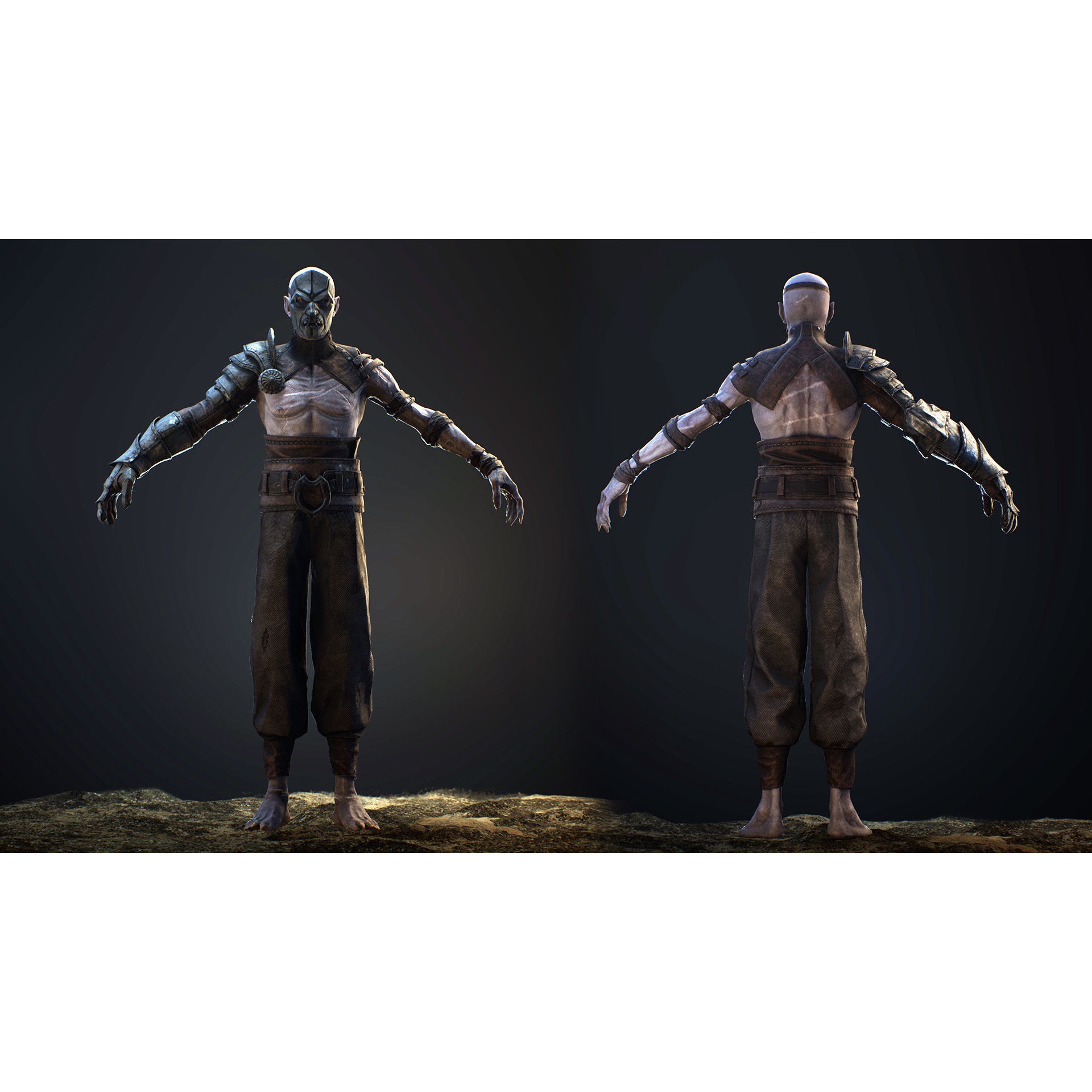 Heretic - Low-Poly Game-Ready 3D Model - View 23