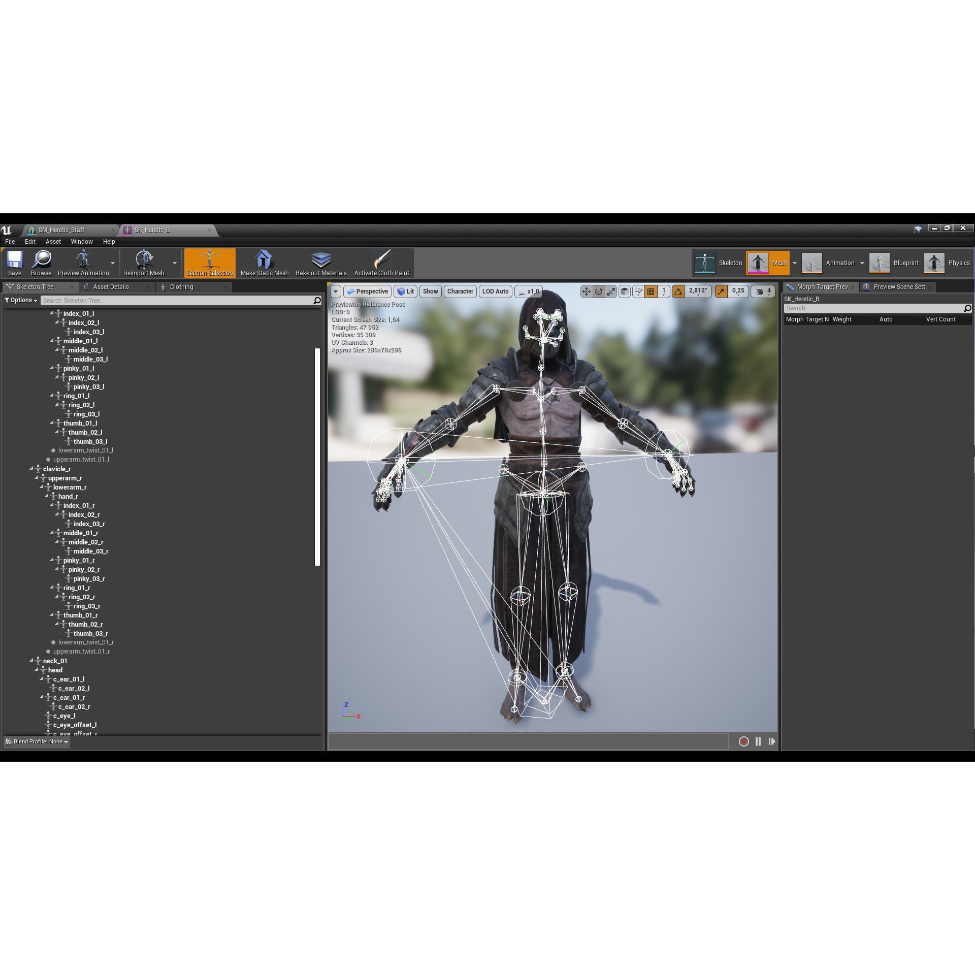 Heretic - Low-Poly Game-Ready 3D Model - View 27