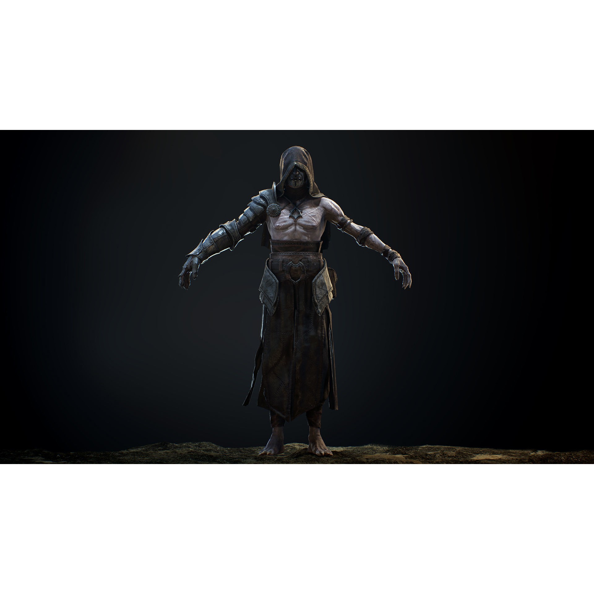 Heretic - Low-Poly Game-Ready 3D Model - View 5