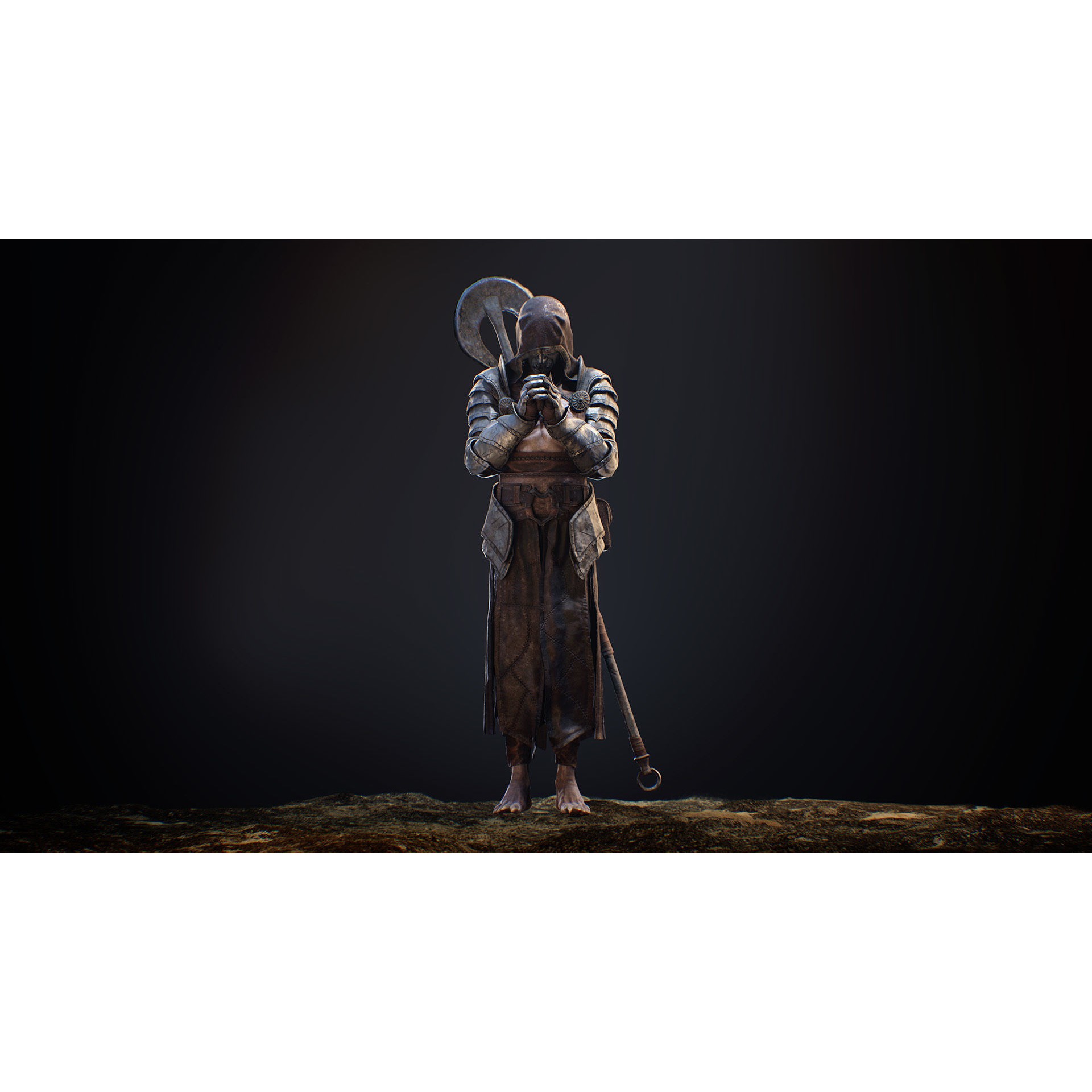 Heretic - Low-Poly Game-Ready 3D Model - View 6