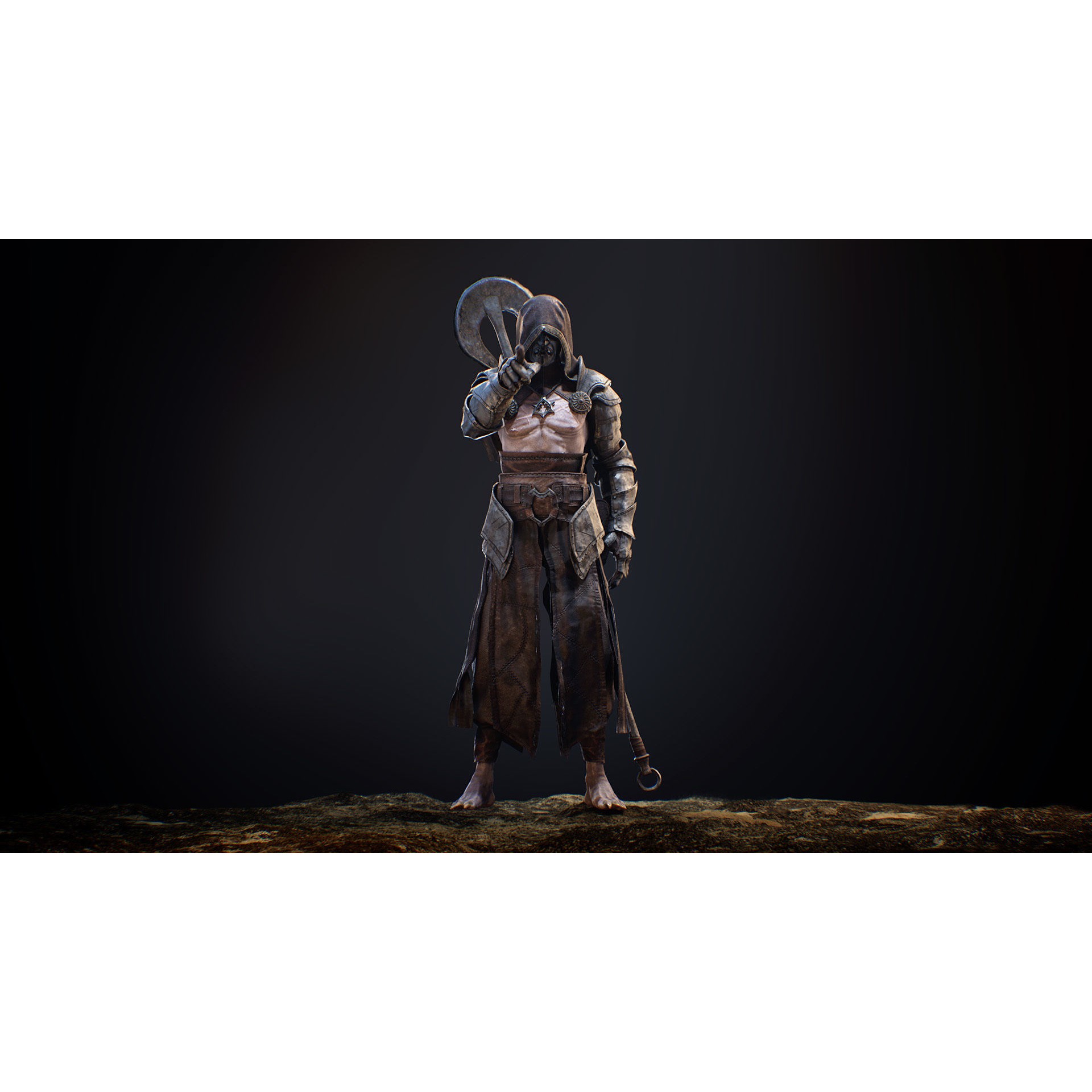 Heretic - Low-Poly Game-Ready 3D Model - View 7