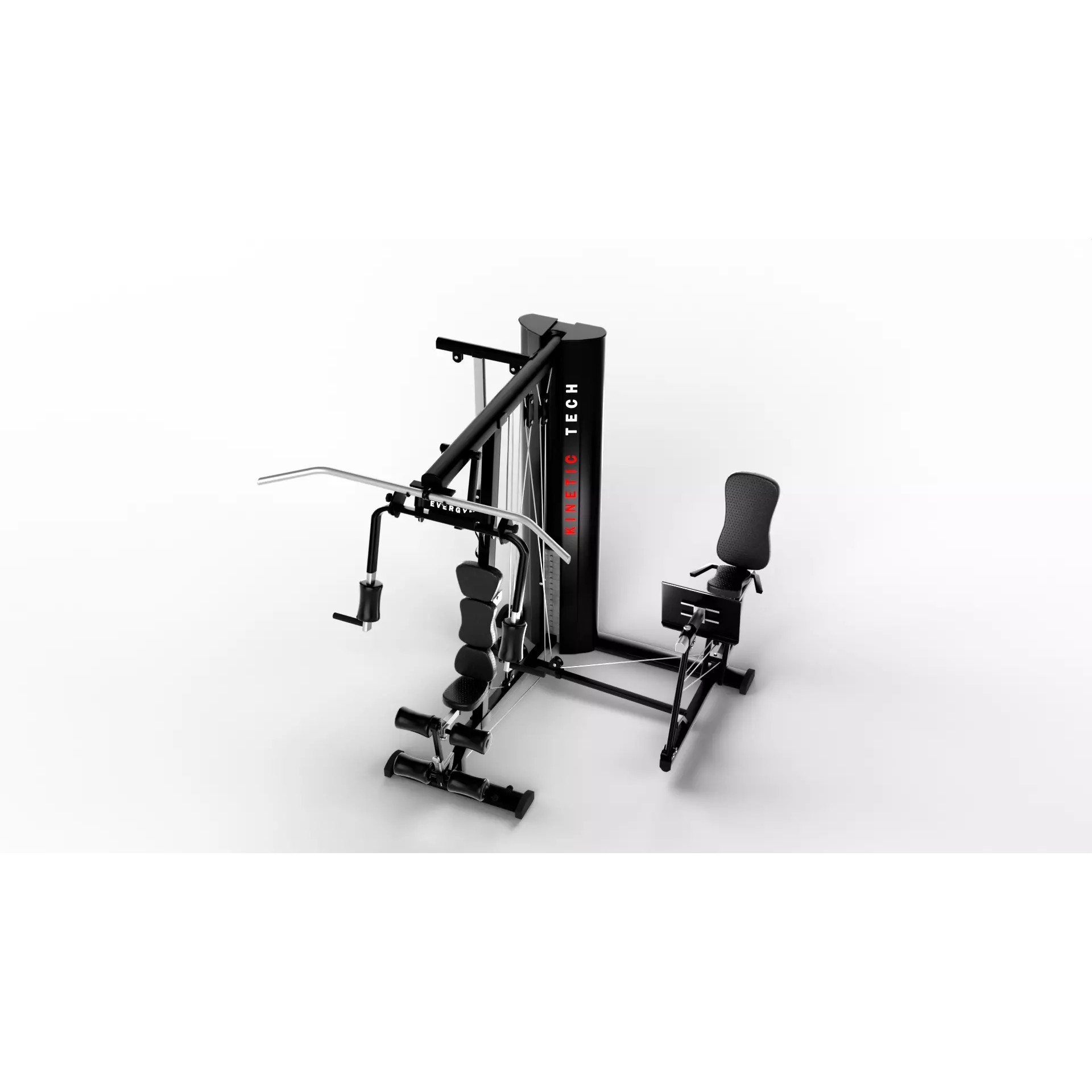 Ultimate Gym Equipment Mega Pack - Low-Poly Game-Ready 3D Model - View 17