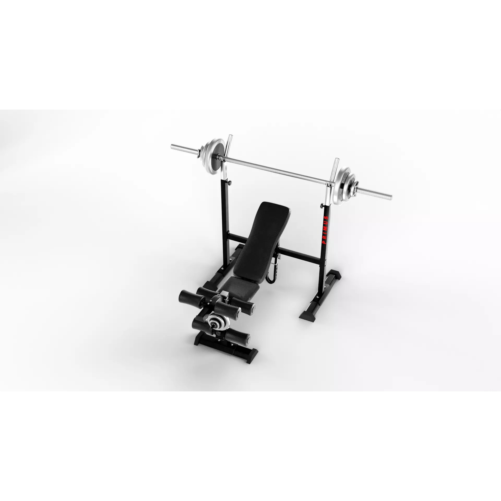 Ultimate Gym Equipment Mega Pack - Low-Poly Game-Ready 3D Model - View 28