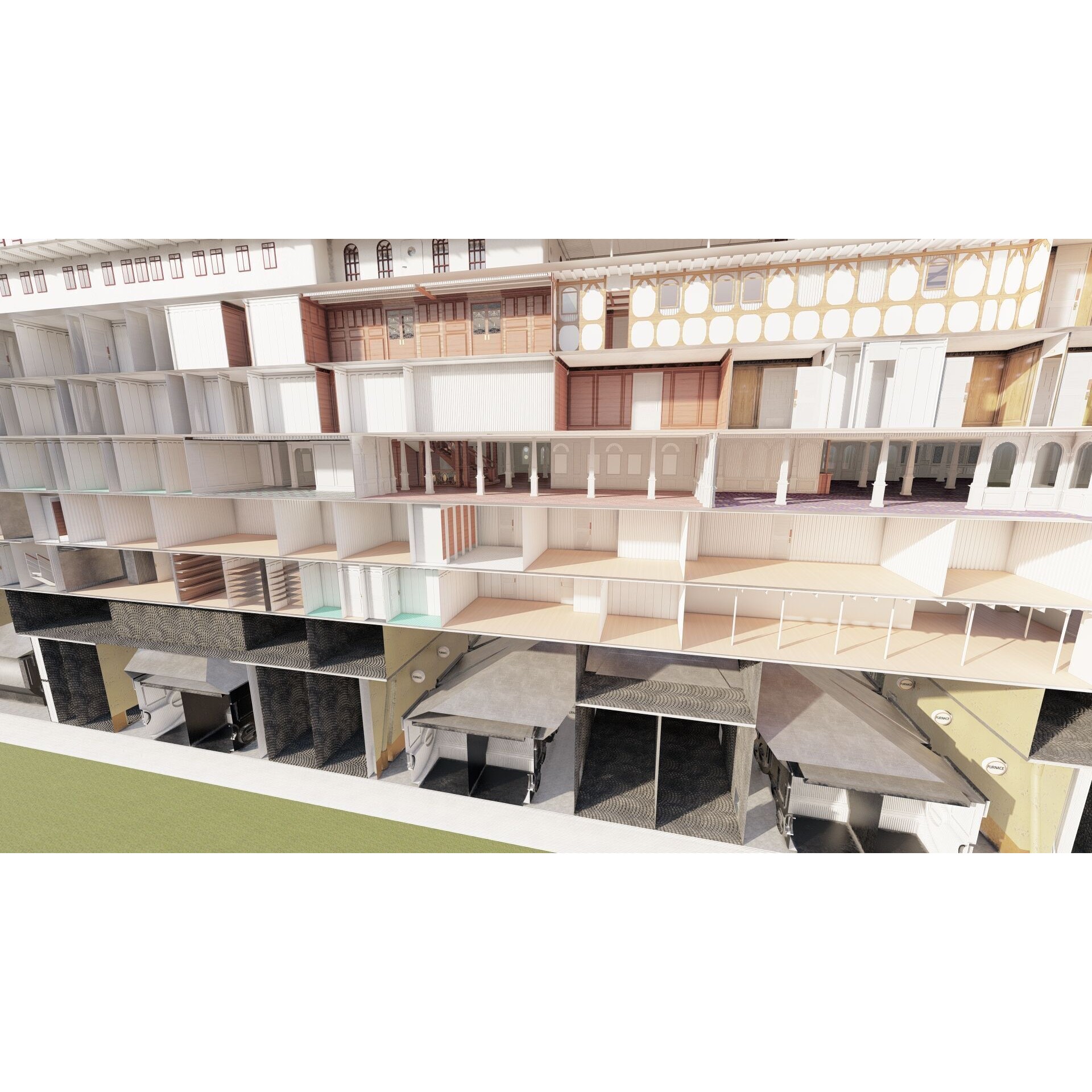 Titanic with Full Interior - 3D Model - View 103