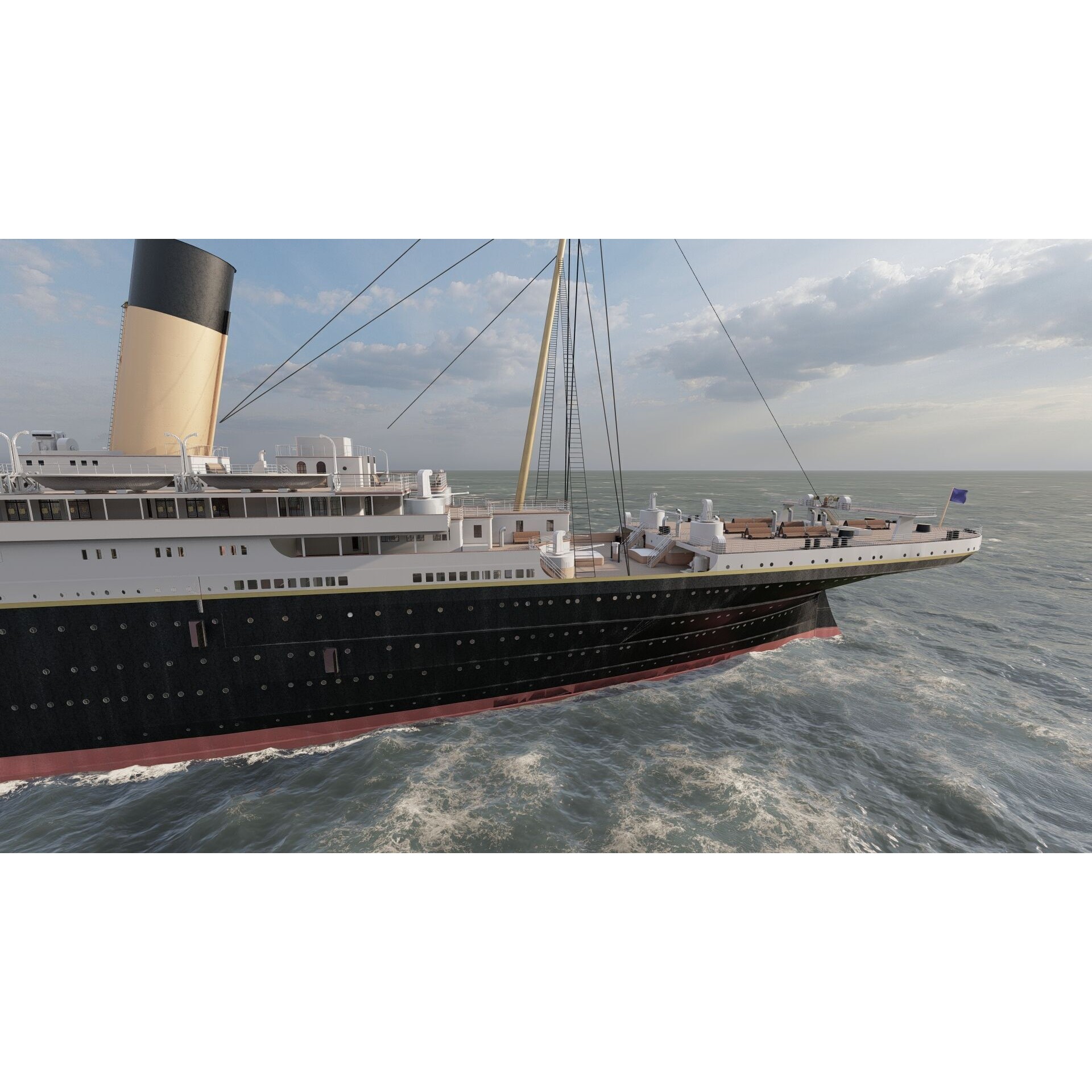 Titanic with Full Interior - 3D Model - View 14