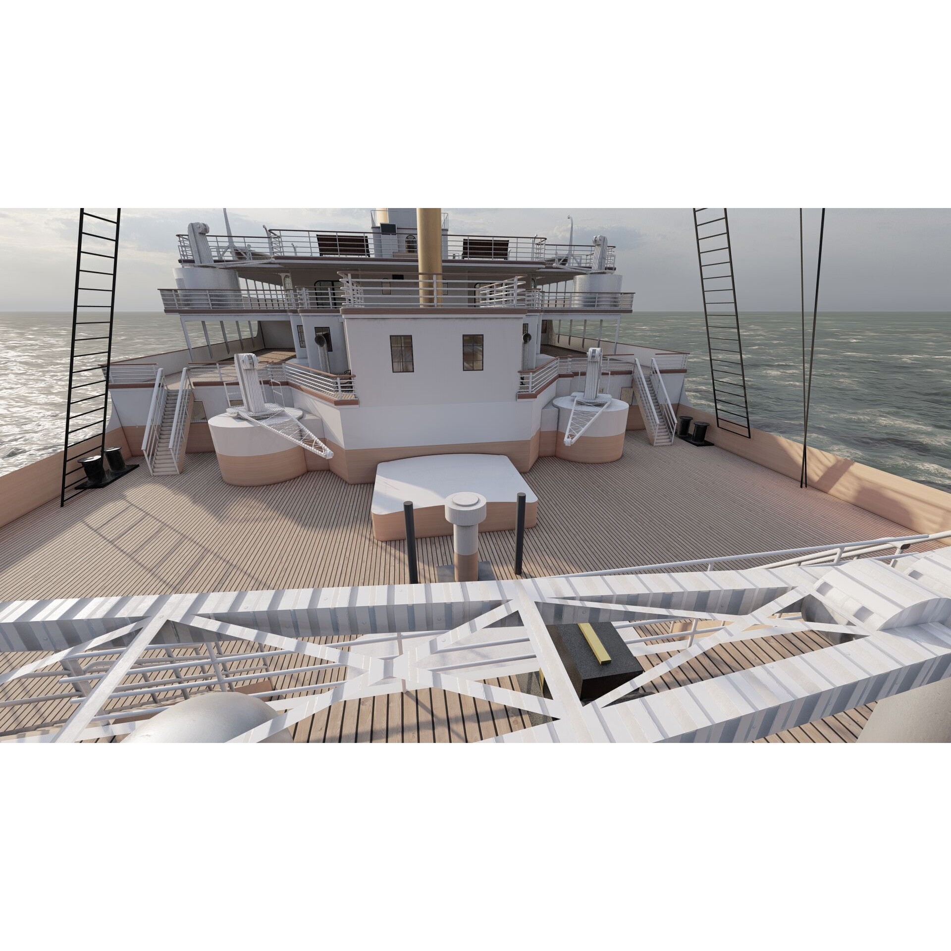 Titanic with Full Interior - 3D Model - View 30